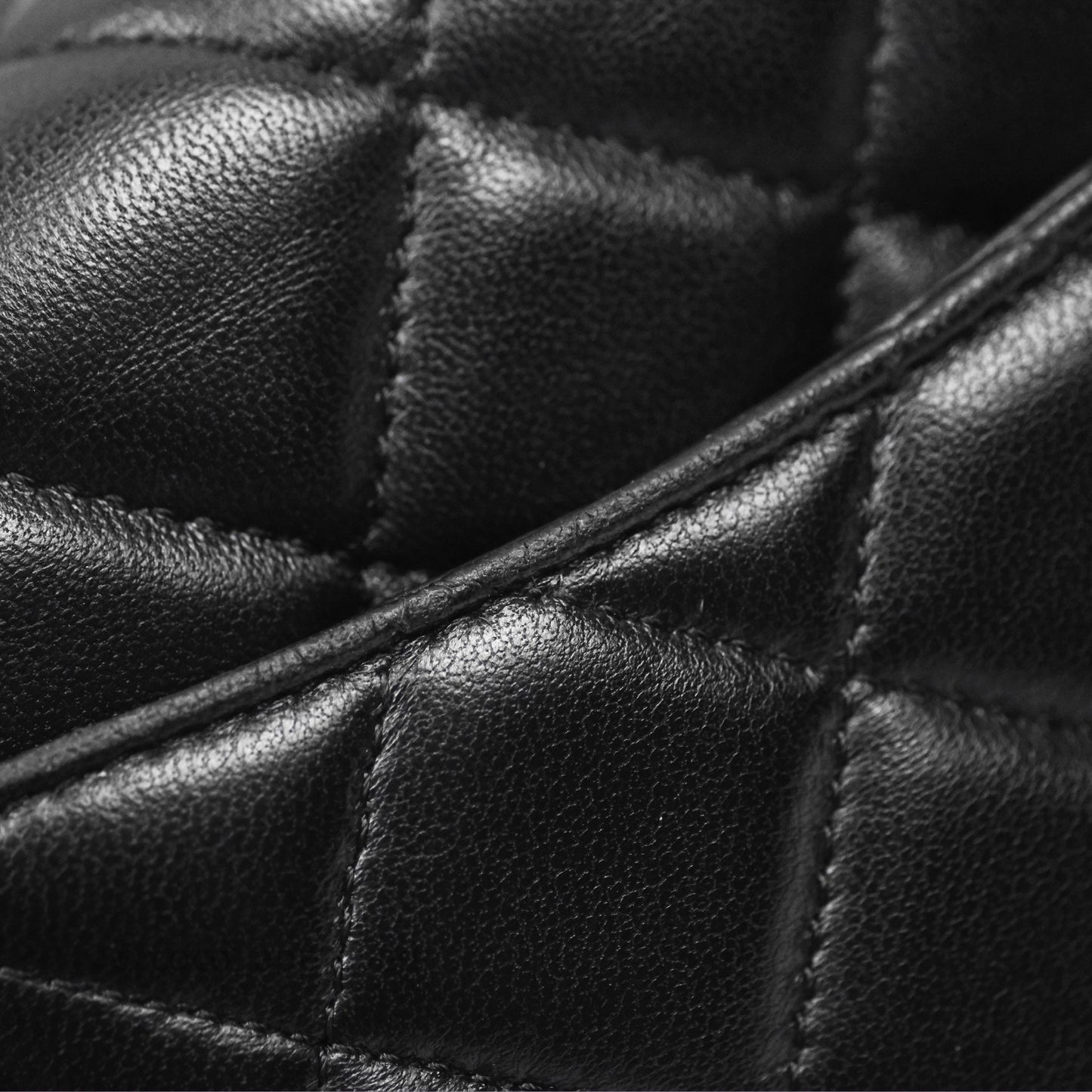 Chanel Quilted Classic Wallet on Chain WOC Black Lambskin Gold Hardware