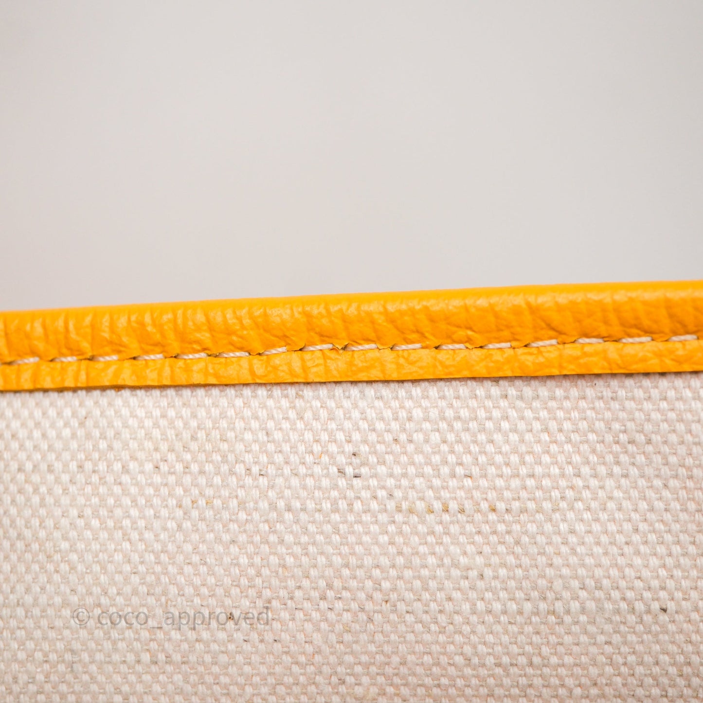 Goyard St. Louis GM Yellow Goyardine Canvas