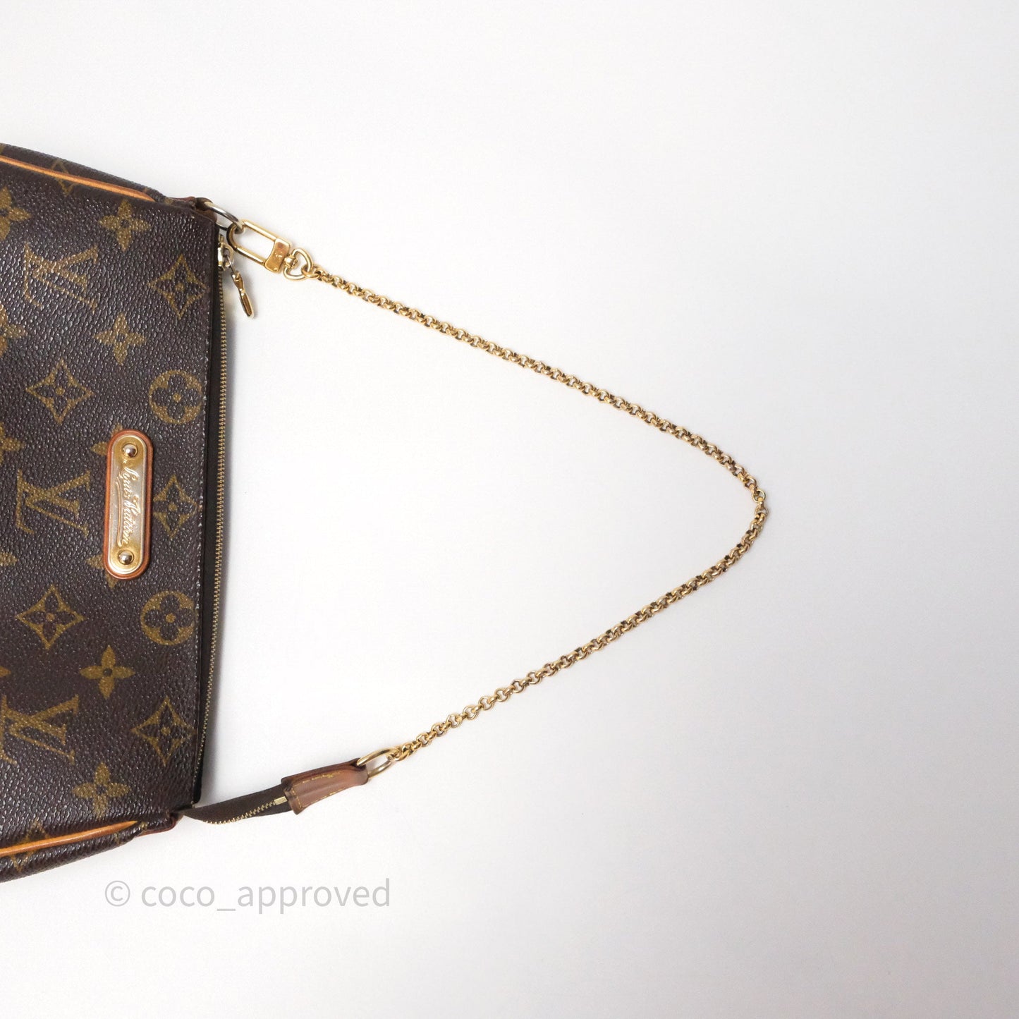 Louis Vuitton Eva Shoulder Bag Monogram Coated Canvas