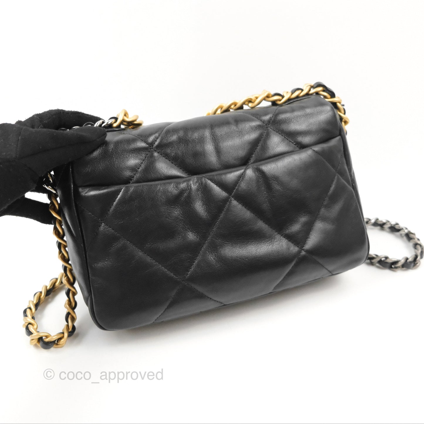 Chanel 19 Small Black Mixed Hardware