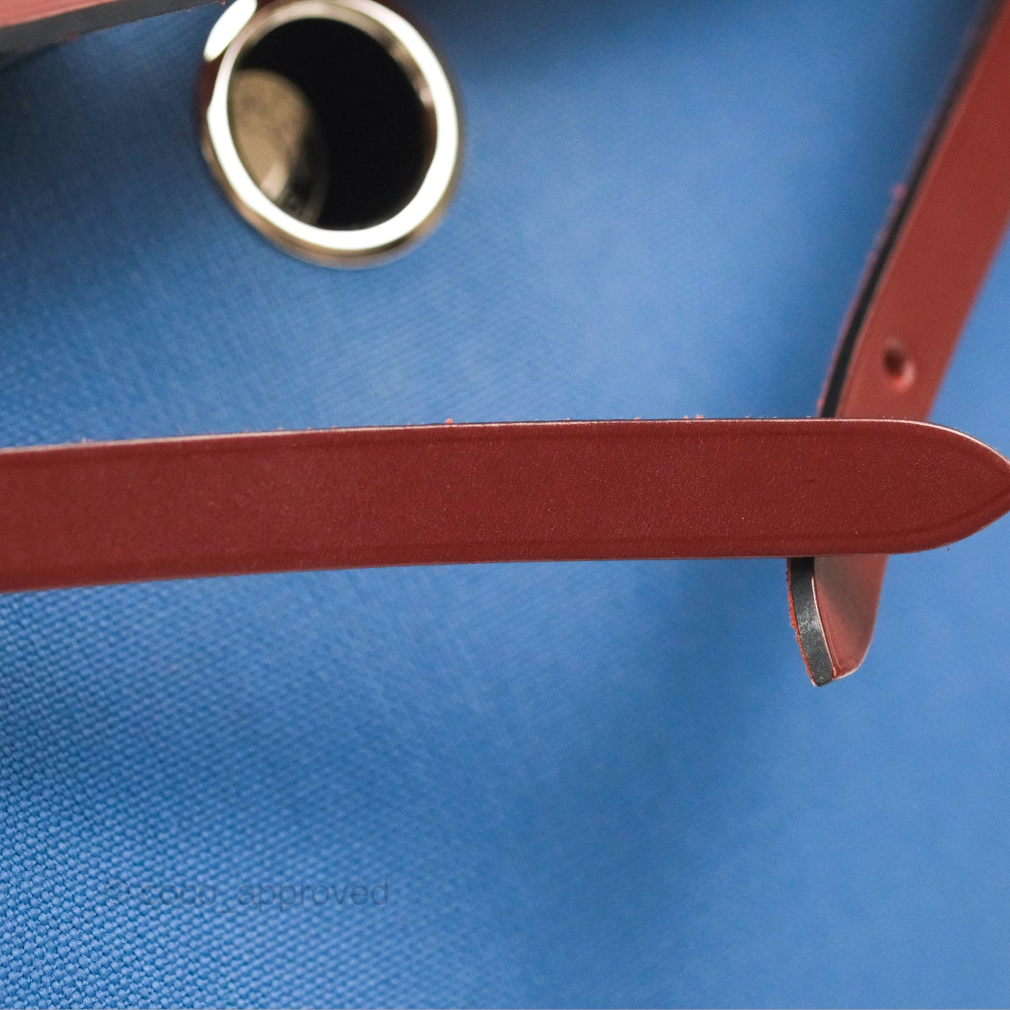Hermès Herbag Zip 31 Rouge H/Bleu Agate Canvas Palladium Hardware