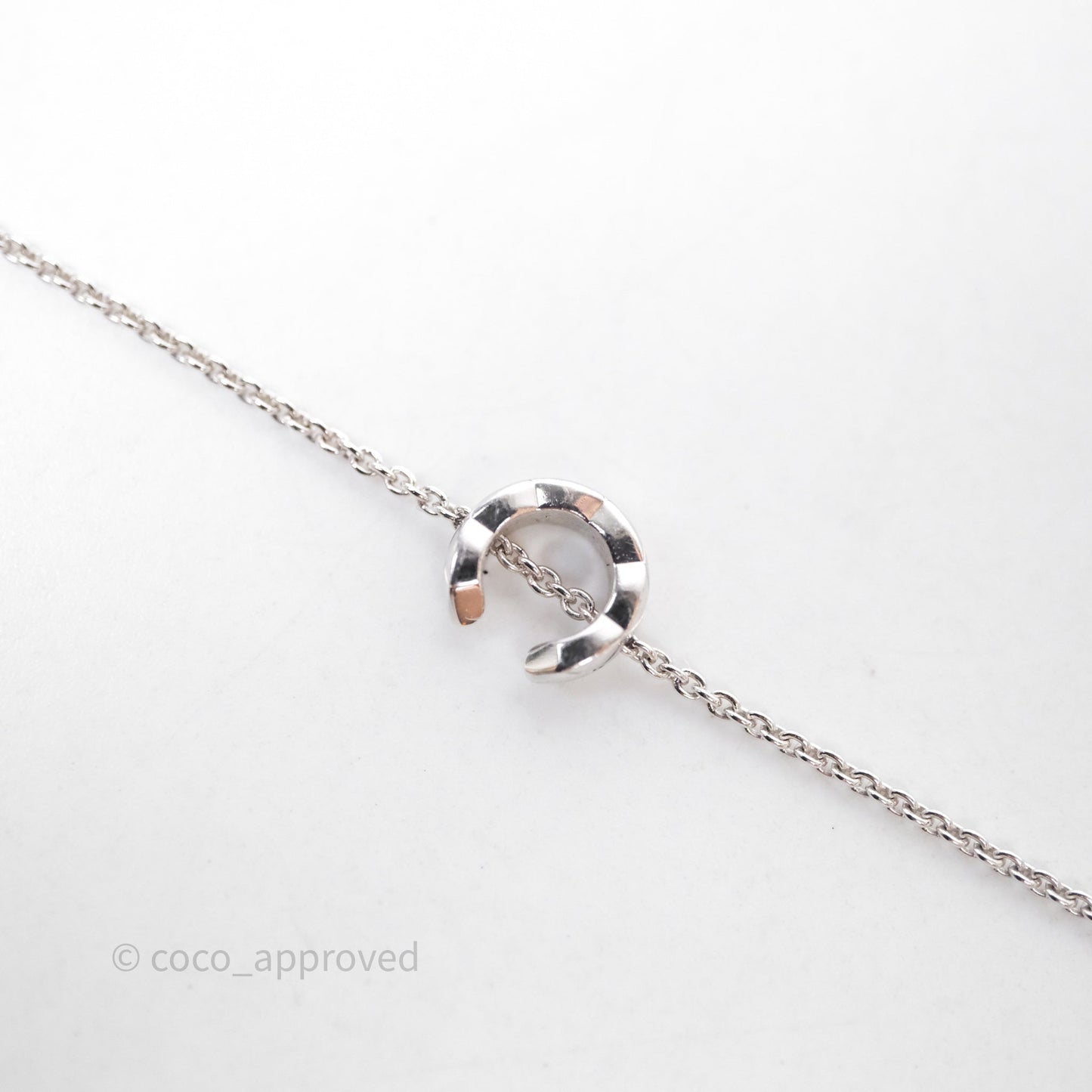 Chanel Coco Crush Bracelet 18K White Gold Hardware