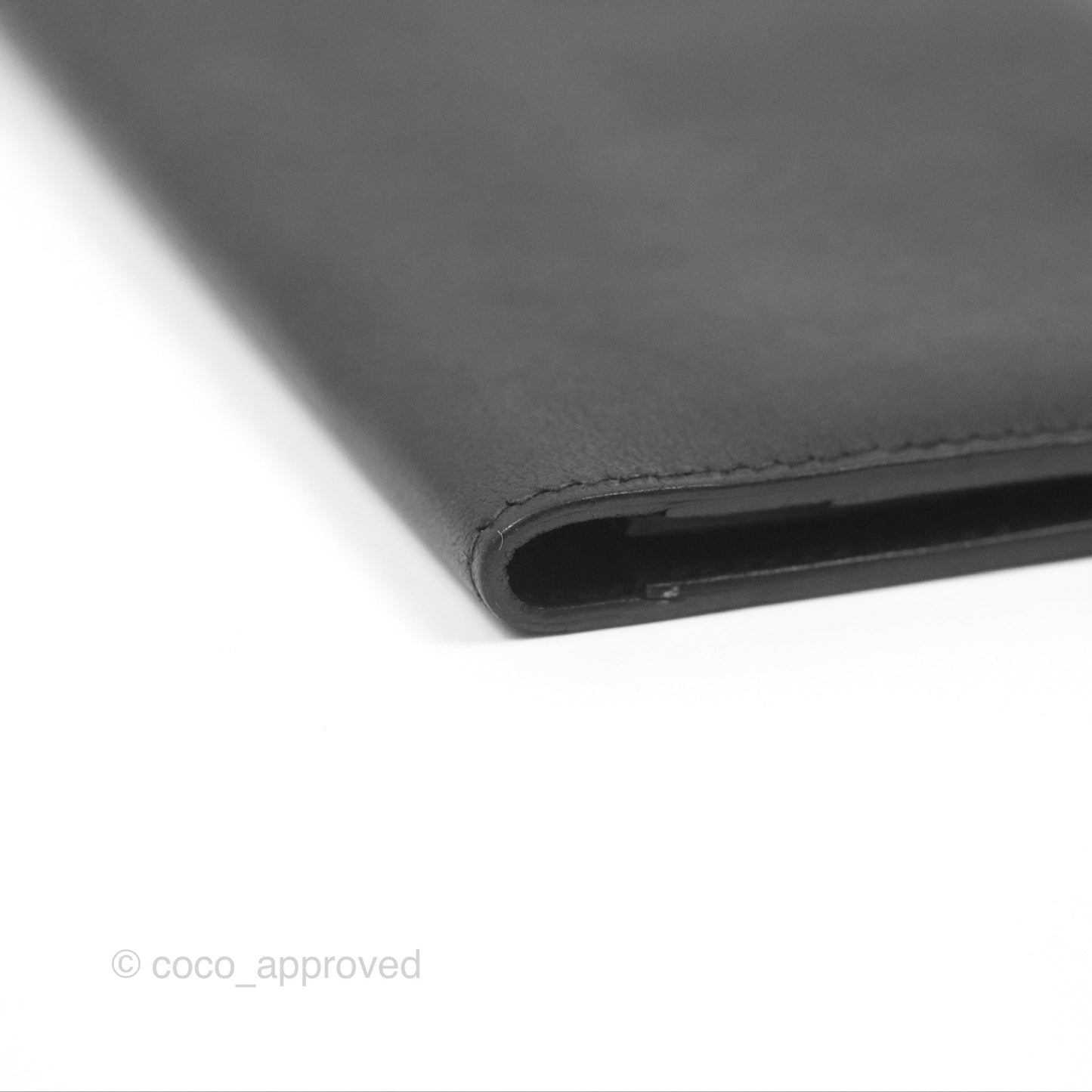 Hermès Citizen Twill Long Wallet Black Swift