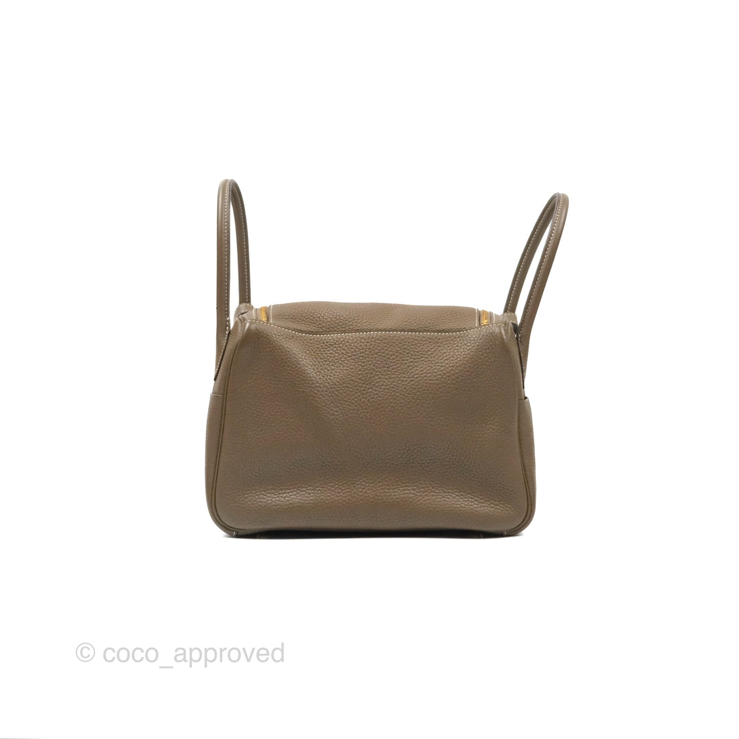 Hermès Lindy 26 Etoupe Clemence Gold Hardware