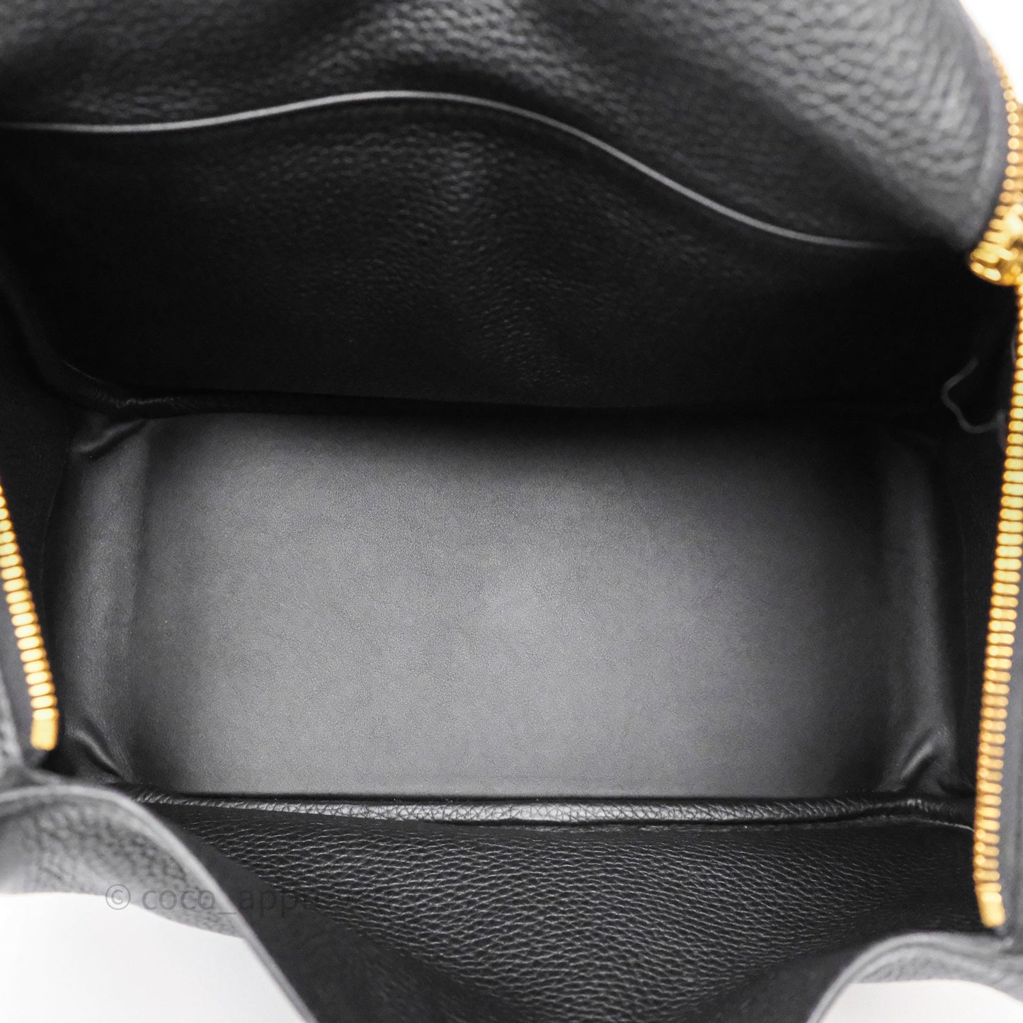 Hermès Lindy 30 Black Noir 89 Clemence Gold Hardware