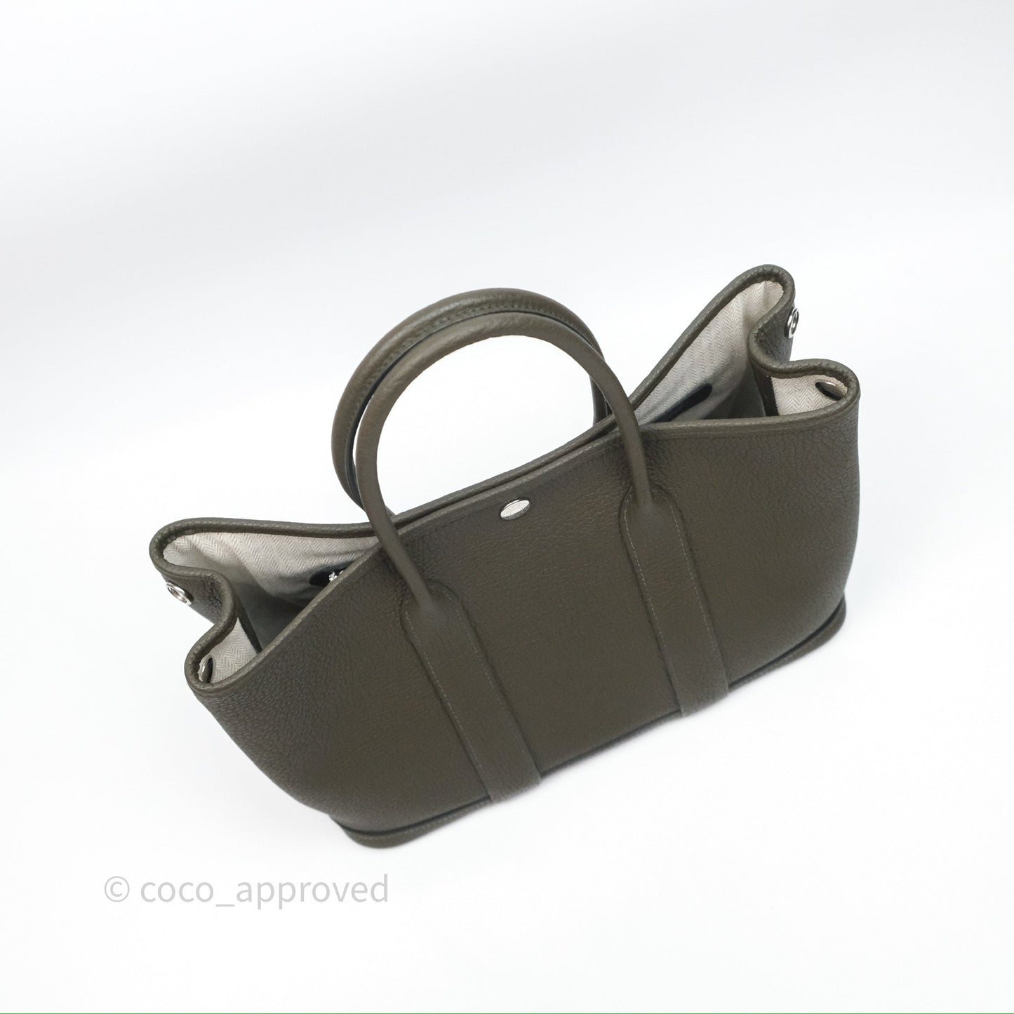 Hermès Garden Party 30 Vert Bronze 60 Negonda