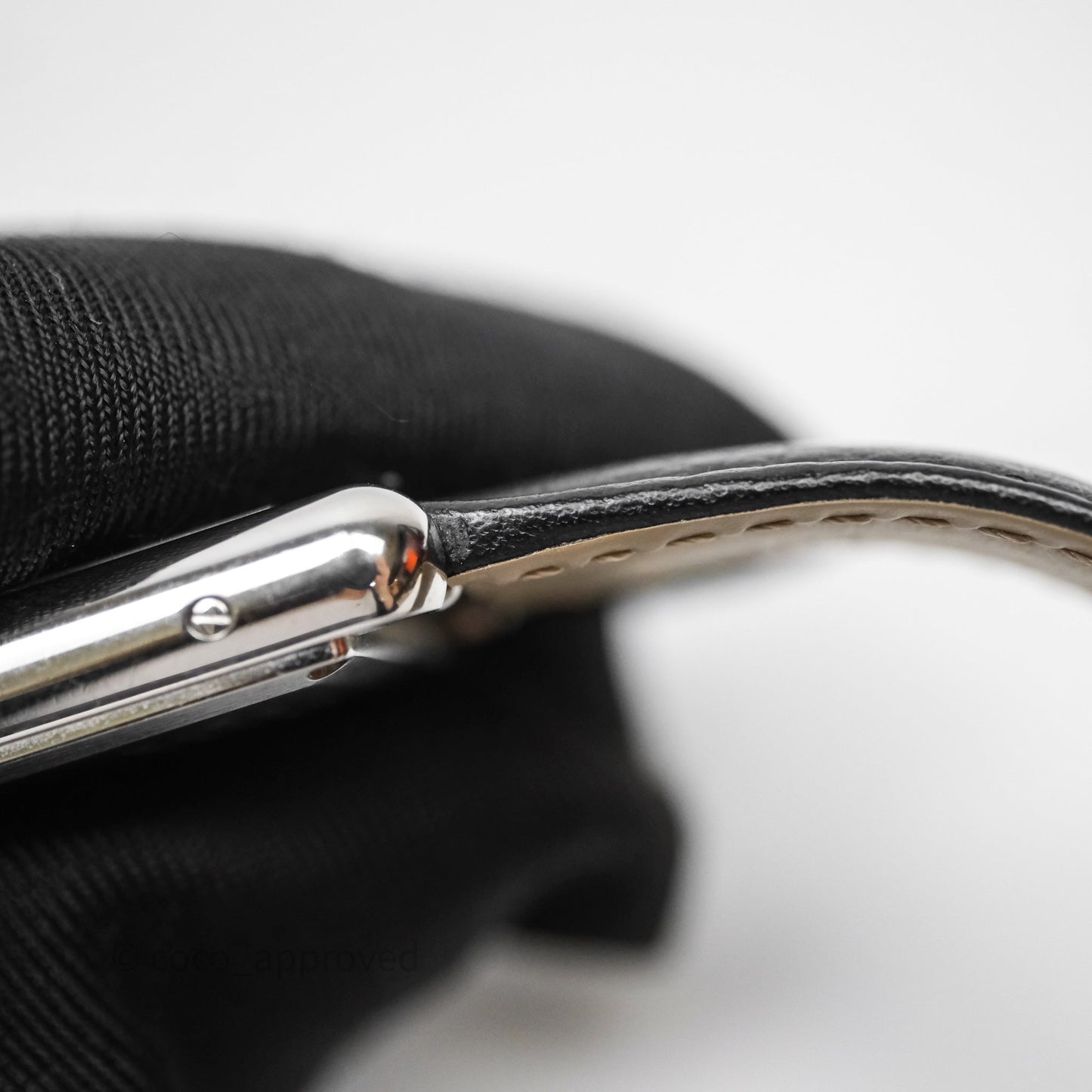 Cartier Tank Solo Watch Small Model Steel Black