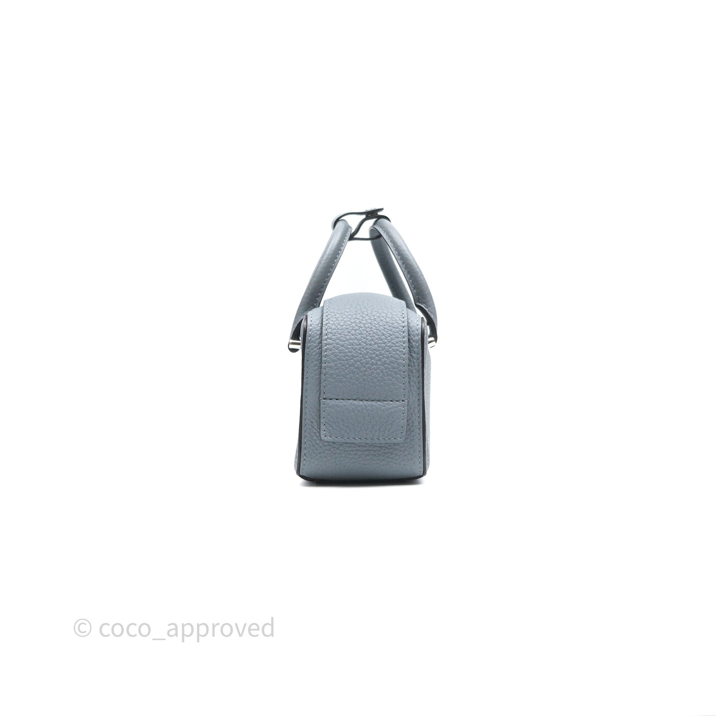 Delvaux Cool Box Nano Taurillon Soft Grained Calfskin Pacific Palladium Hardware