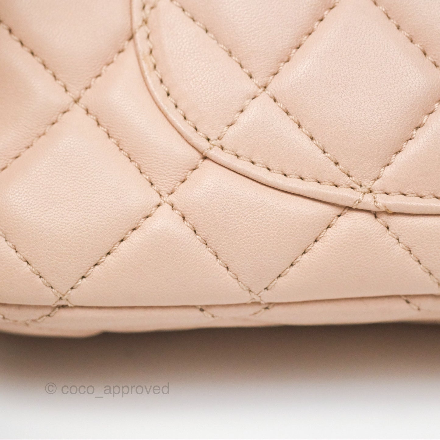 Chanel Flap Bag Pink Aged Gold Hardware