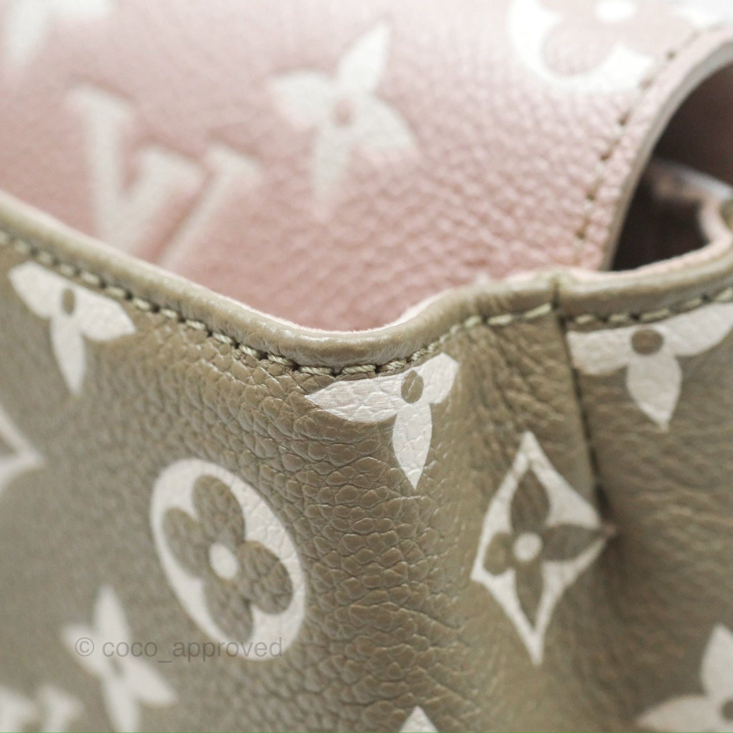 Louis Vuitton Monogram Spring in the City Tiny Backpack Khaki Green/ Beige/ Cream