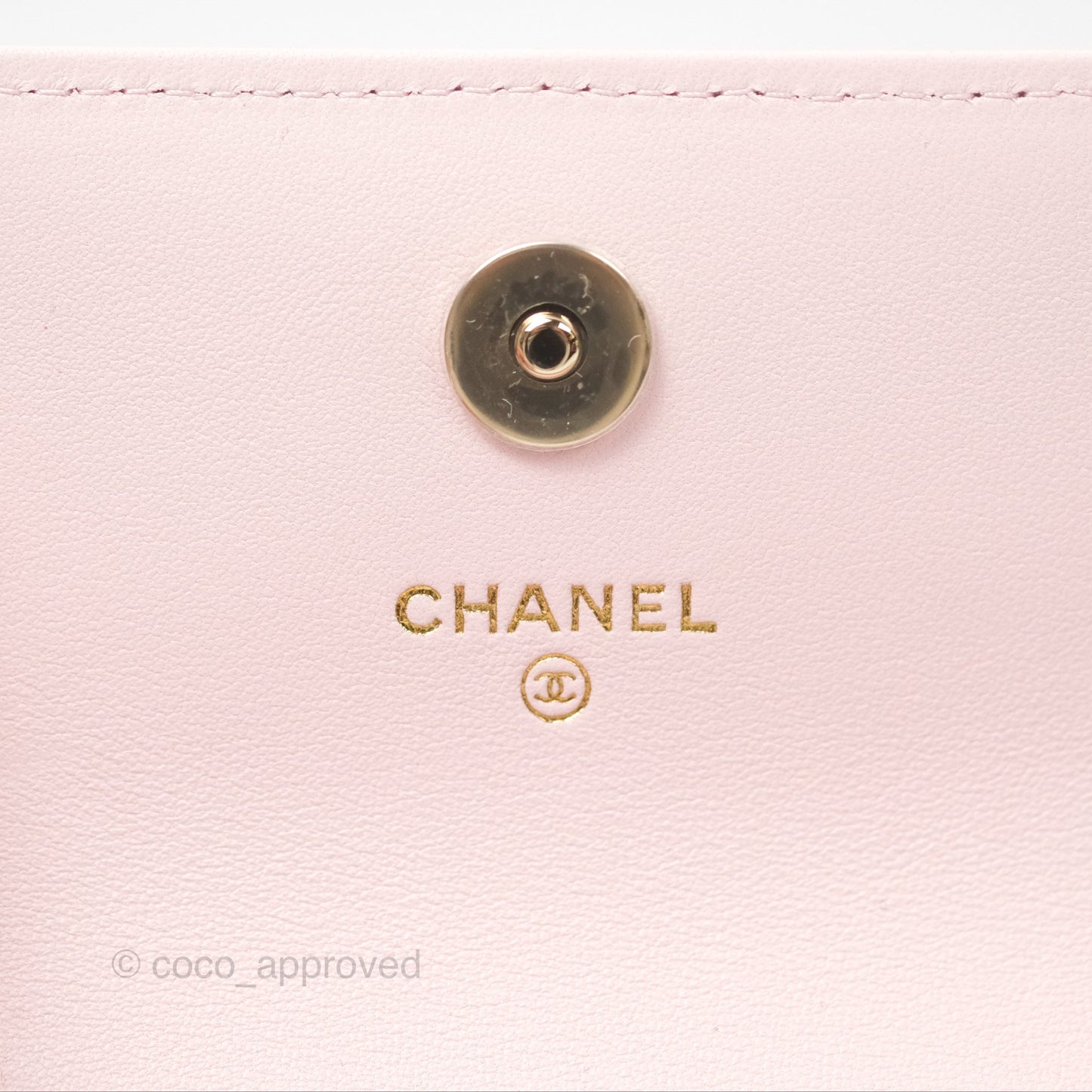 Chanel Mini Chain Around Clutch With Chain Pink Lambskin Gold Hardware