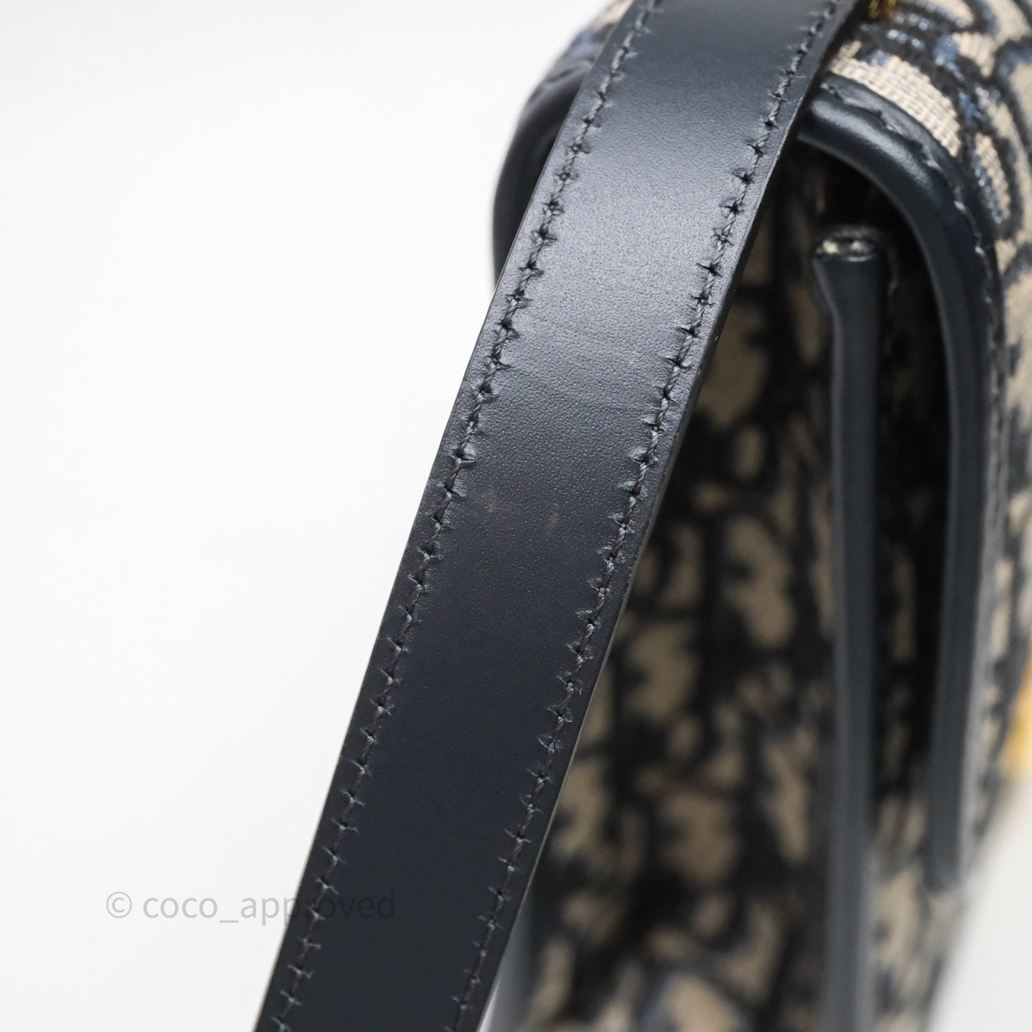 Christian Dior Small 30 Montaigne Bag Blue Dior Oblique Jacquard