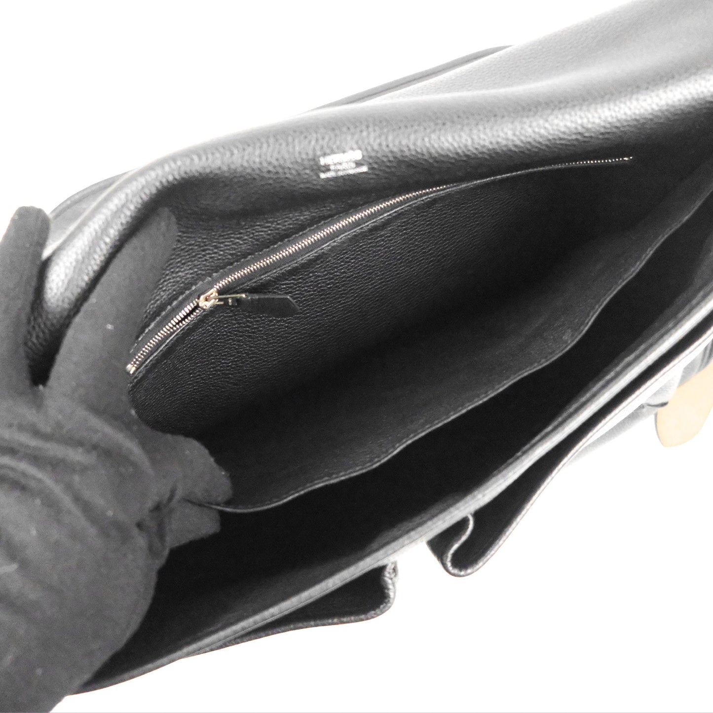 Hermès Men's Barda 43 Messenger Bag Black Ebene Alamo