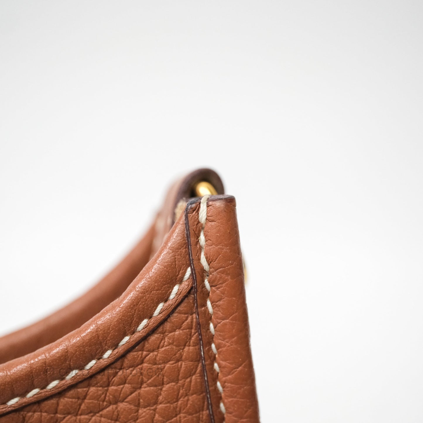 Hermès Mini Evelyne 16 Gold Clemence Gold Hardware