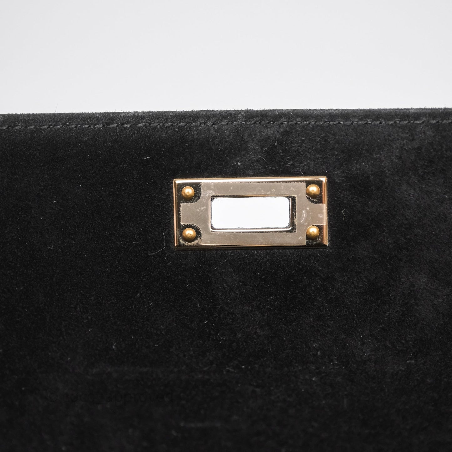 Hermès Kelly Elan Black Noir 89 Doblis Gold Hardware