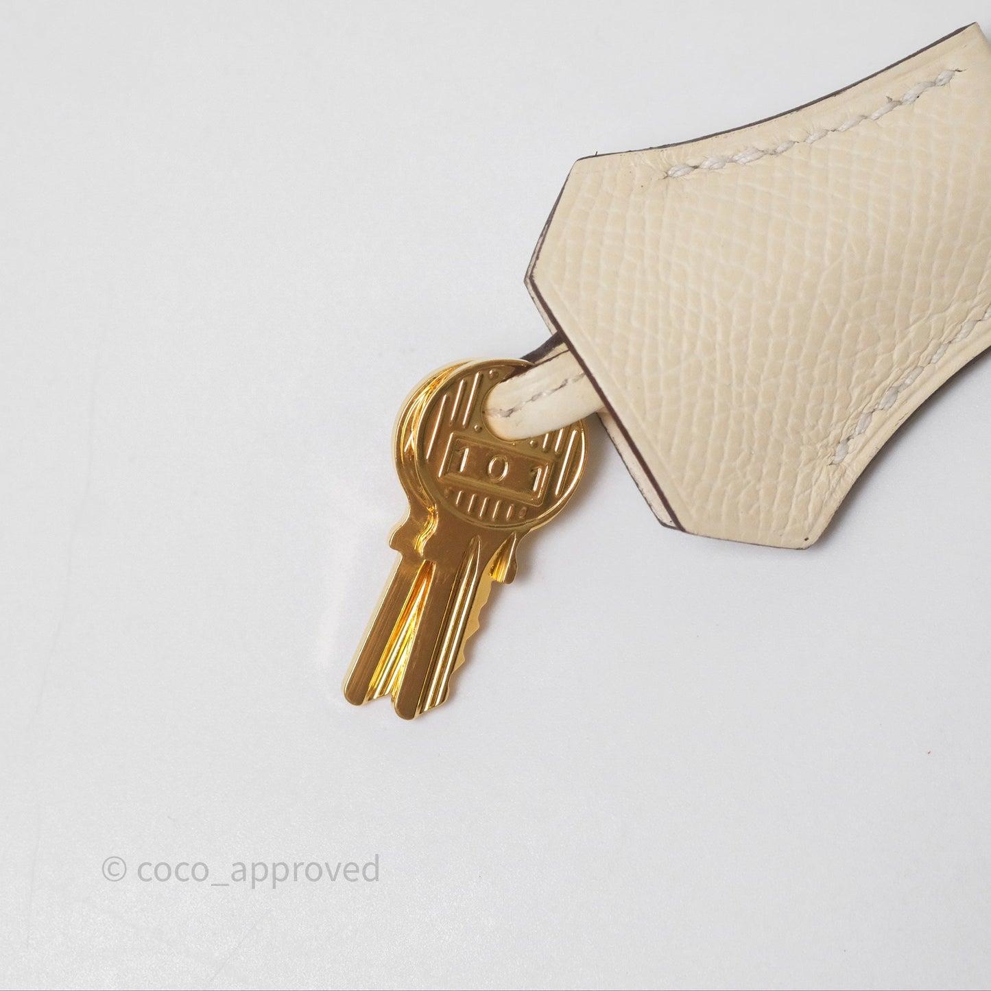 Hermès Birkin 25 Sellier Nata I2 Epsom Gold Hardware