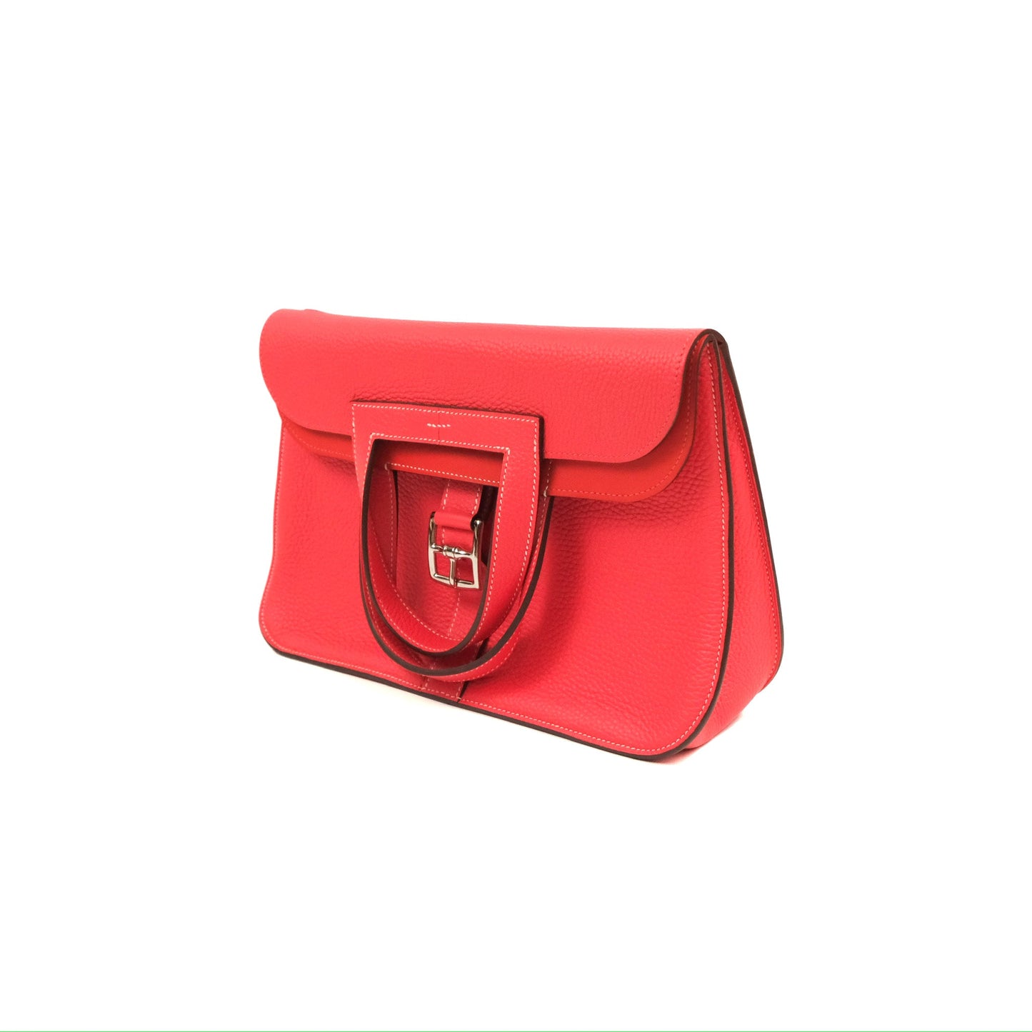 Hermès Halzan 31 Red Palladium Hardware