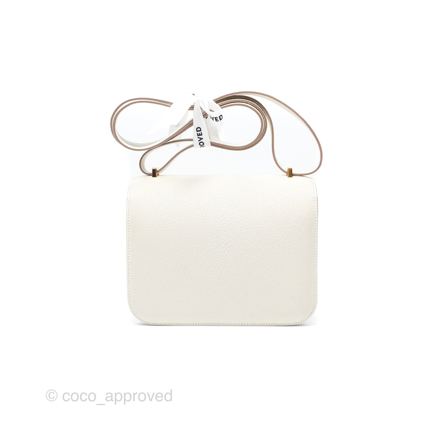 Hermès Constance Mini 18cm Mushroom Chevre Mysore Gold Hardware