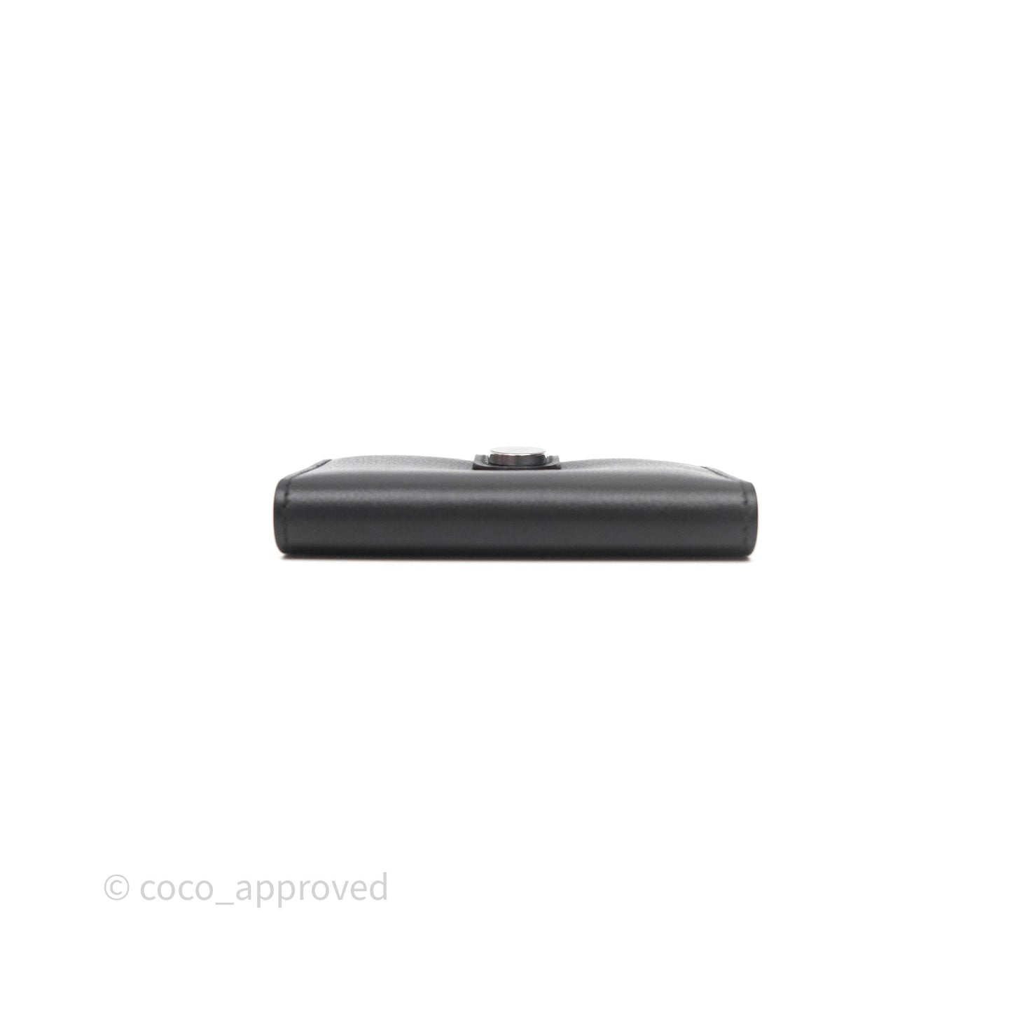 Hermes Porte-Cartes R.M.S Veau Evergrain Noir