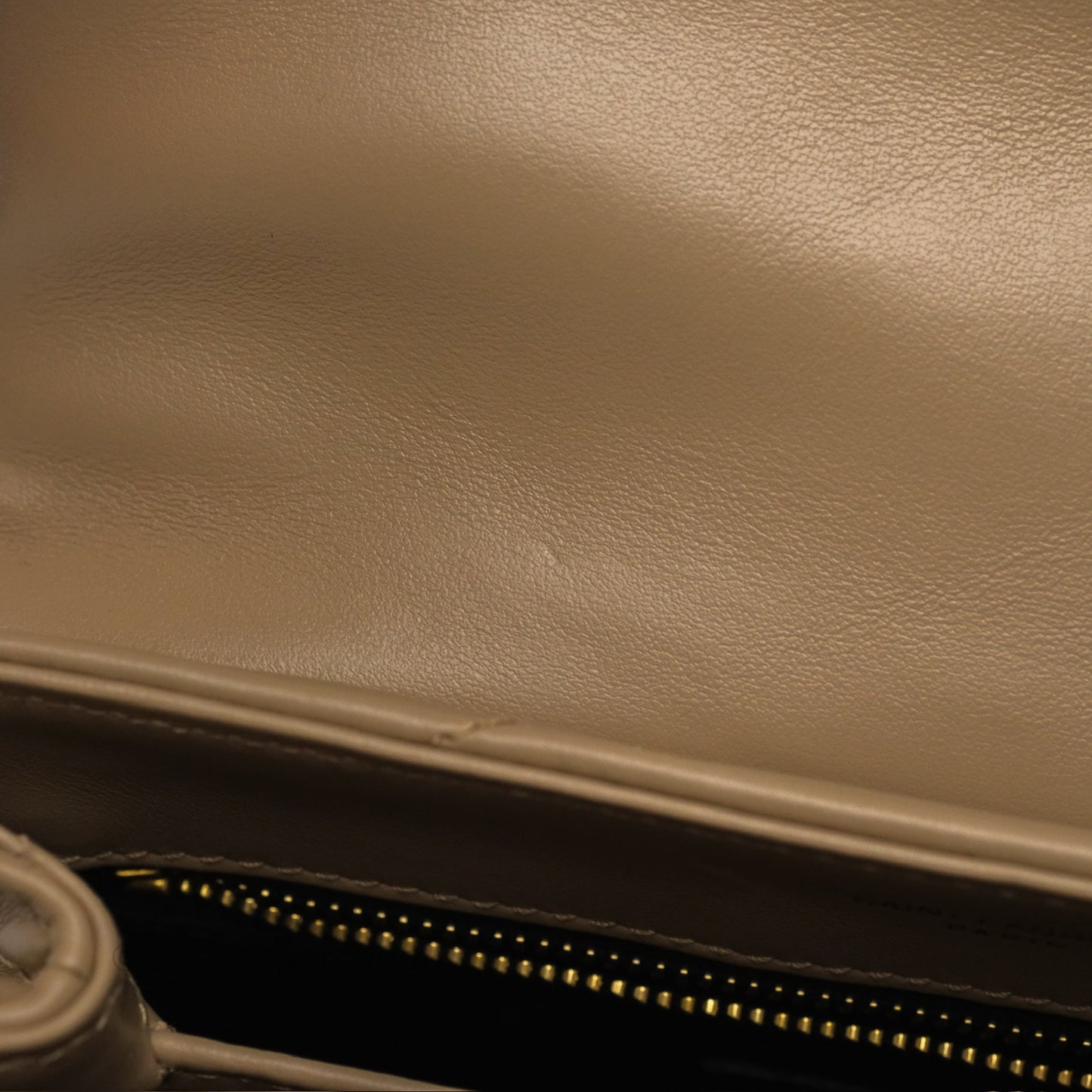 Saint Laurent Loulou Toy Shoulder Bag Beige
