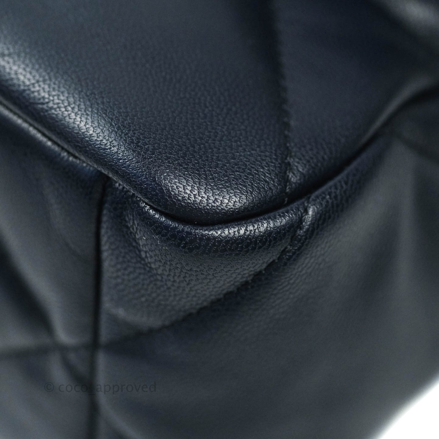 Chanel 19 Medium Navy Mixed Hardware Goatskin