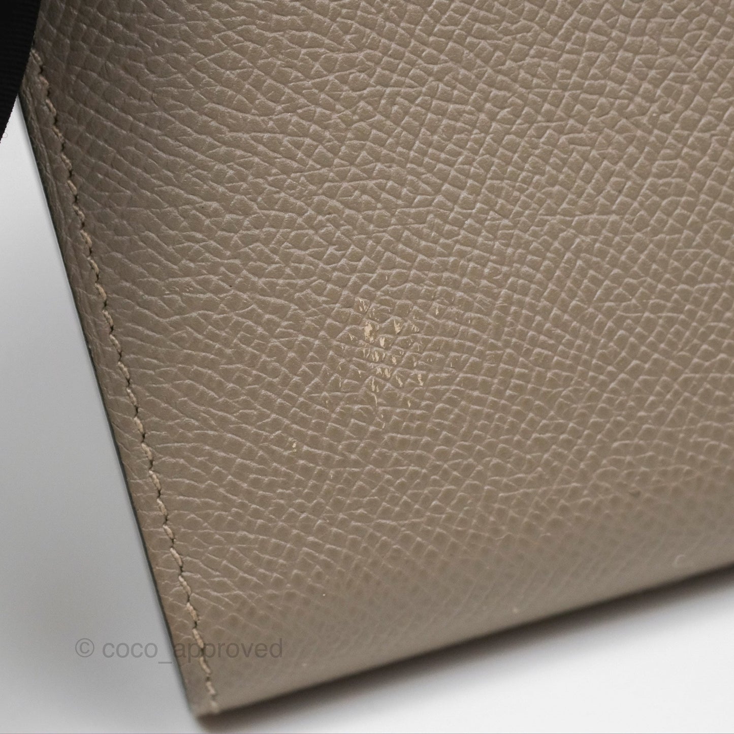 Hermès Kelly Wallet Gris Asphalte M8 Epsom Gold Hardware