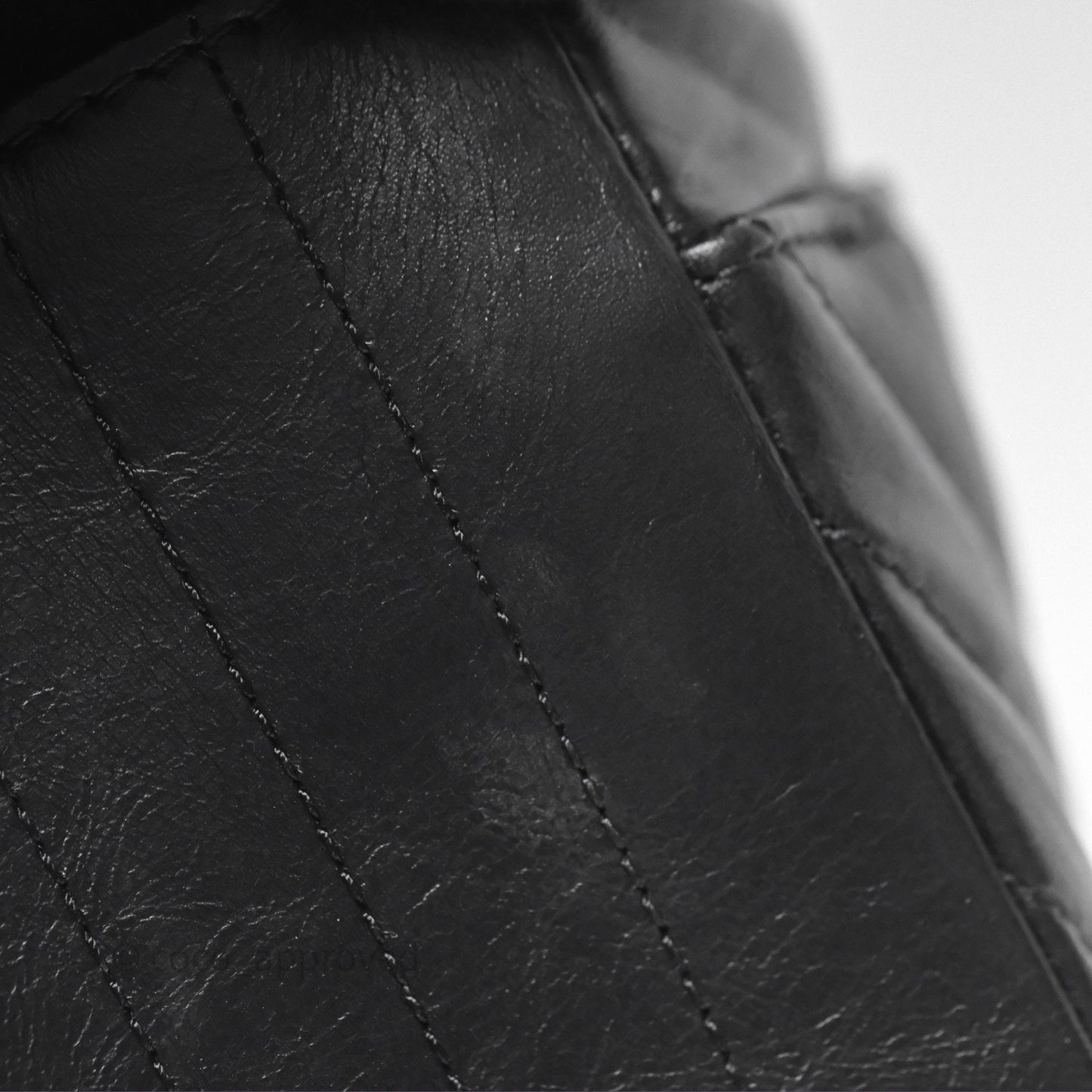 Chanel Reissue 225 Chevron Aged Calfskin So Black