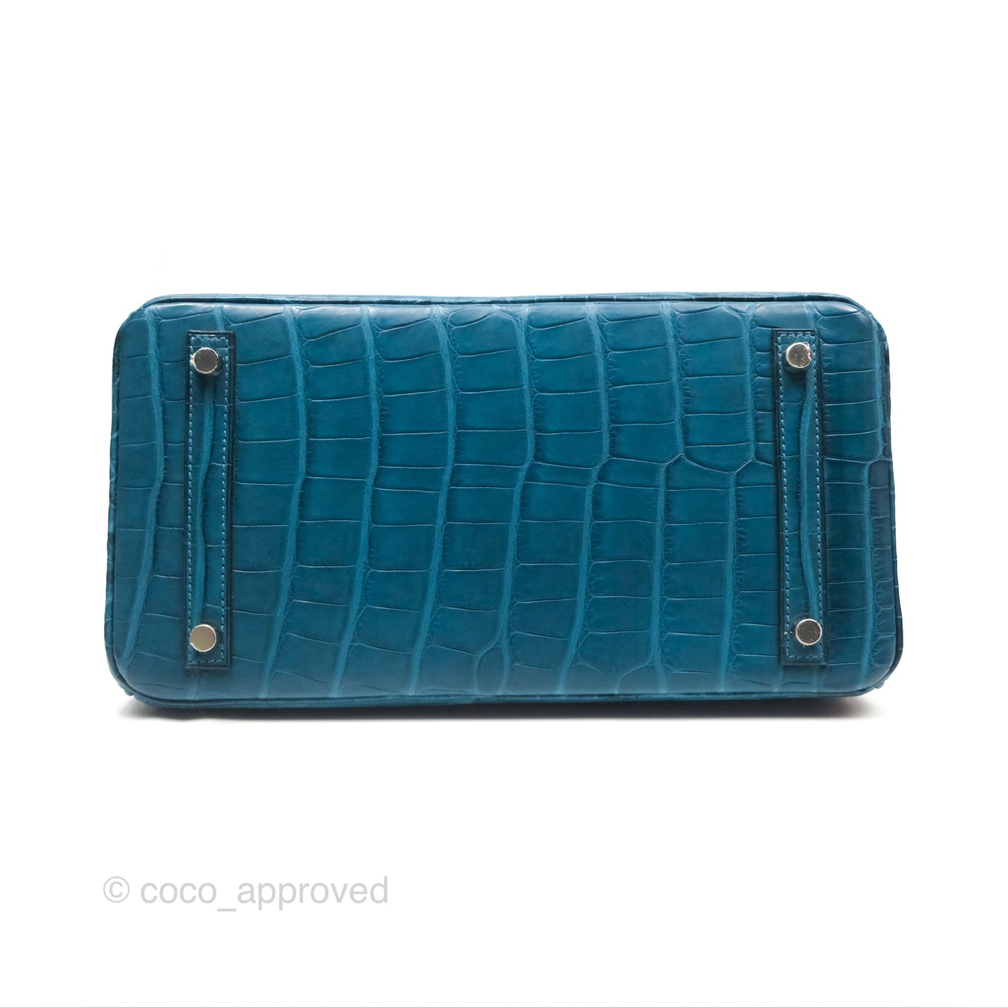 Hermès Birkin 30 Retourne Colvert Matte Niloticus Crocodile Palladium Hardware