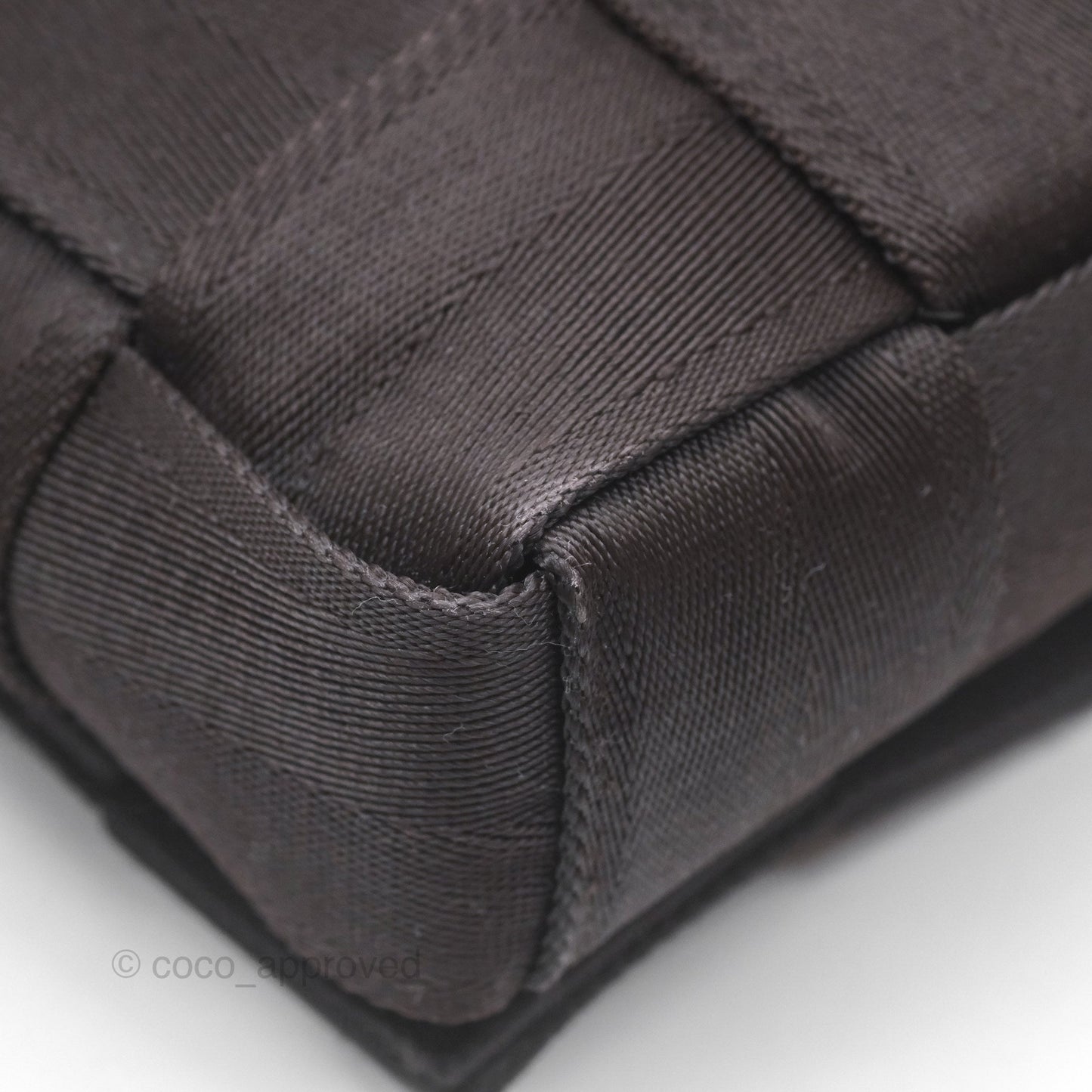 Bottega Veneta Maxi Webbing Cassette Bag Dark Brown