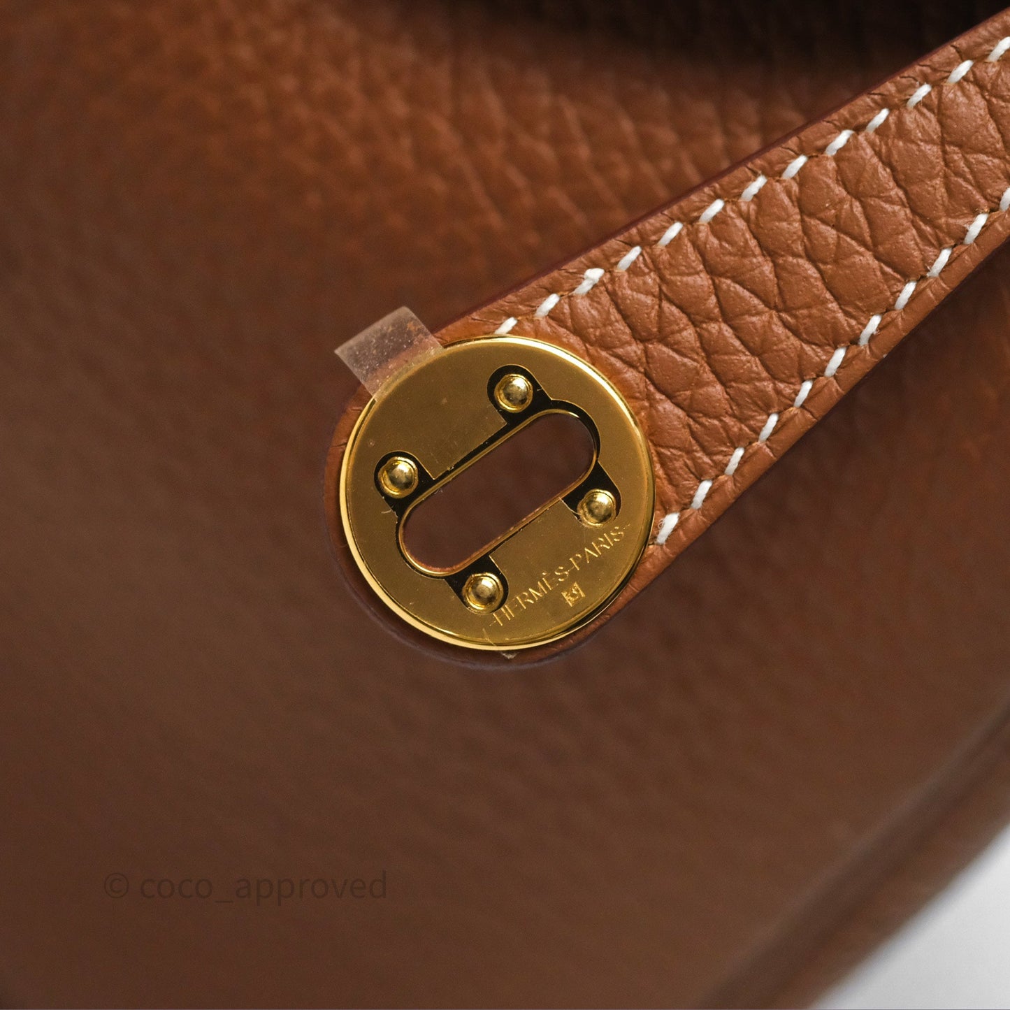 Hermès Mini Lindy 20 Gold Clemence Gold Hardware