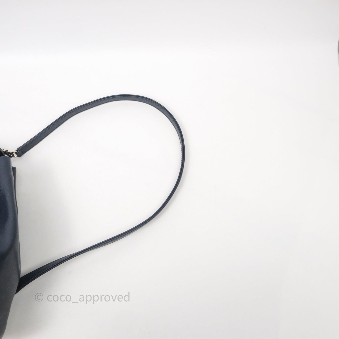 Chanel Quilted Business Affinity Backpack Navy Caviar Light Gold Hardware