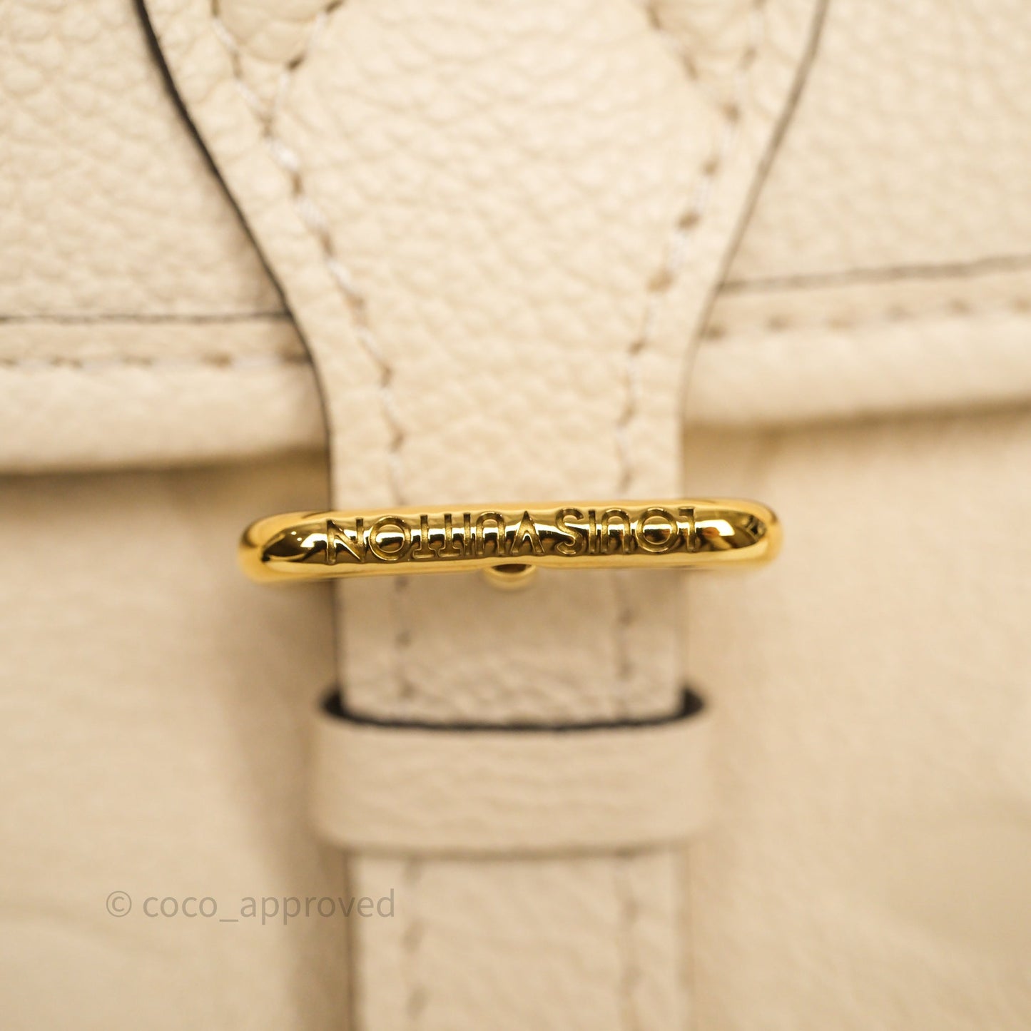 Louis Vuitton Diane Crème Beige Monogram Empreinte Leather