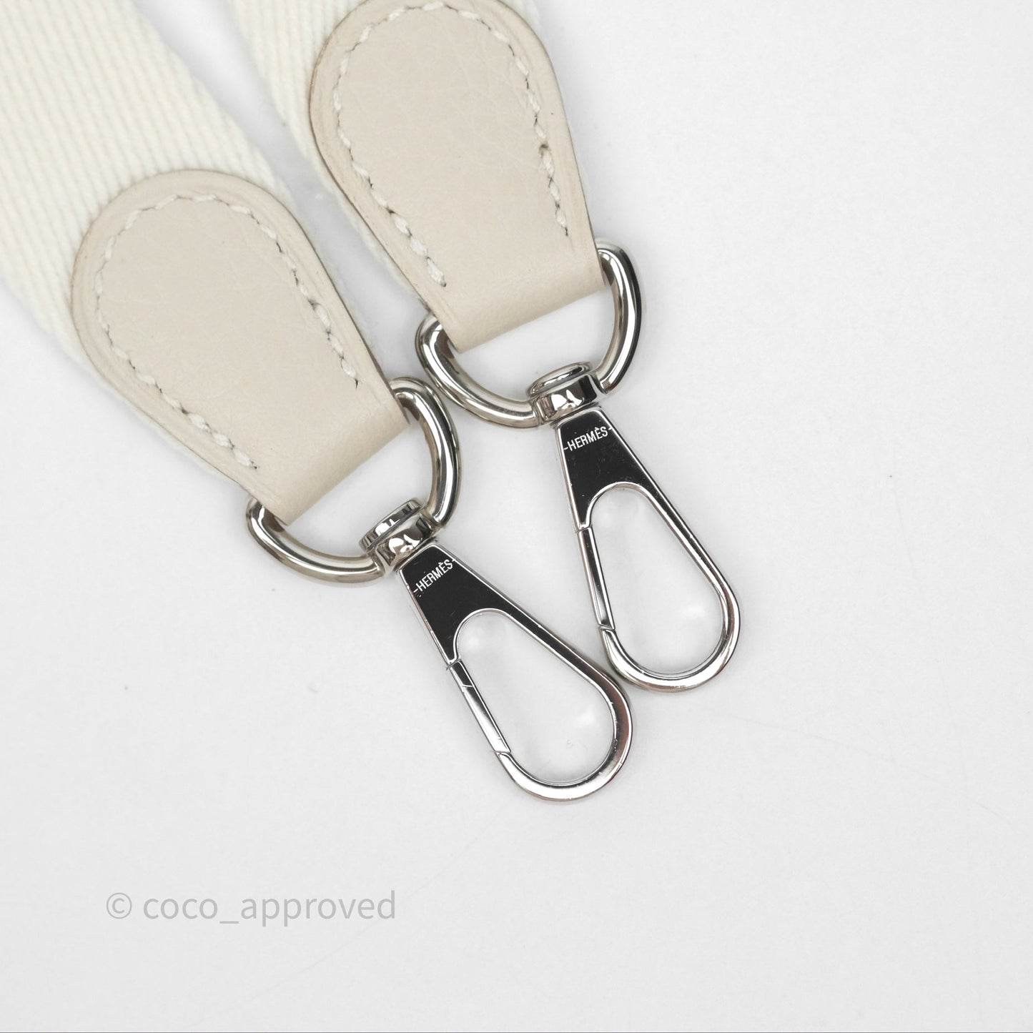 Hermès Mini Evelyne Craie 10 Clemence Palladium Hardware