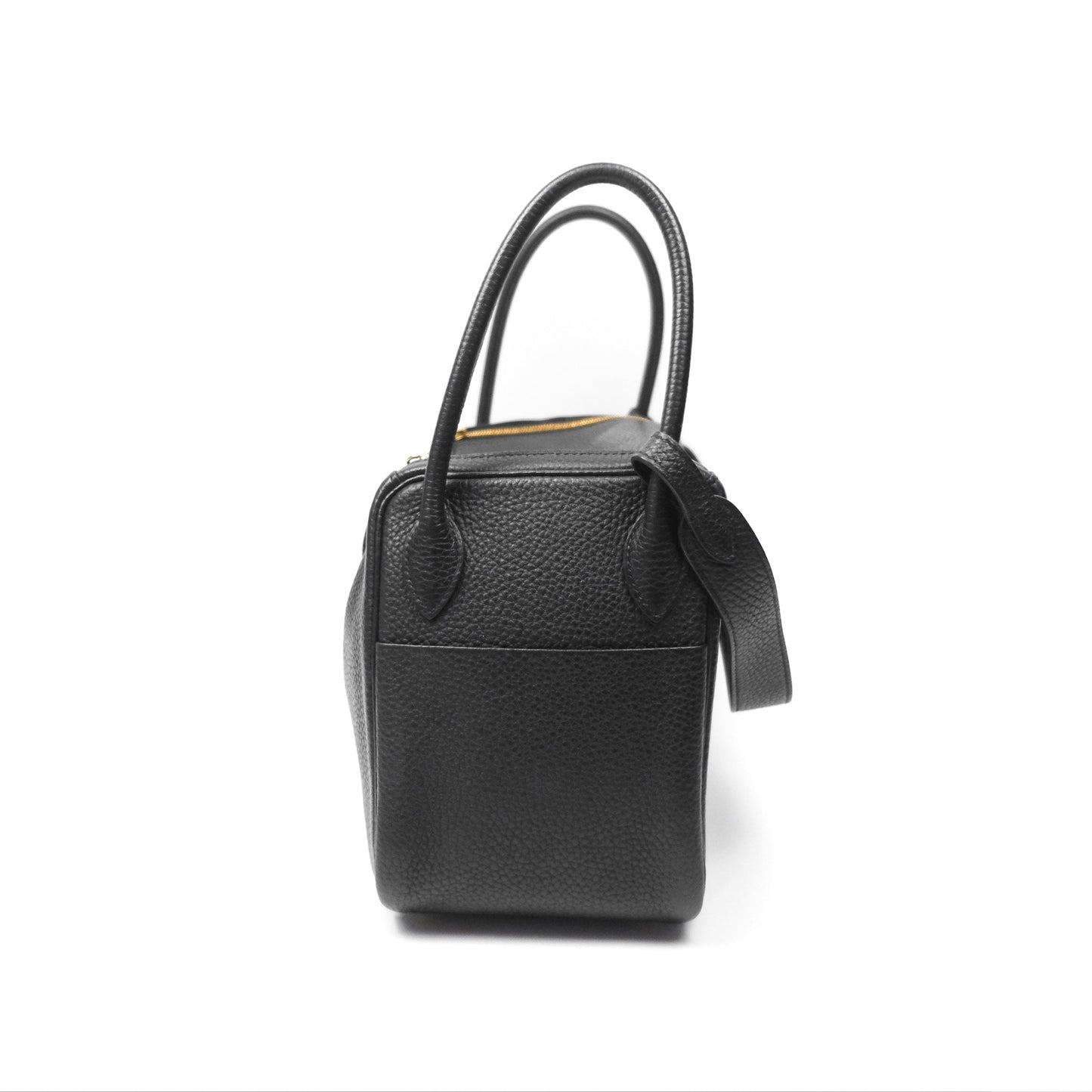 Hermès Lindy 26 Black Clemence Gold Hardware