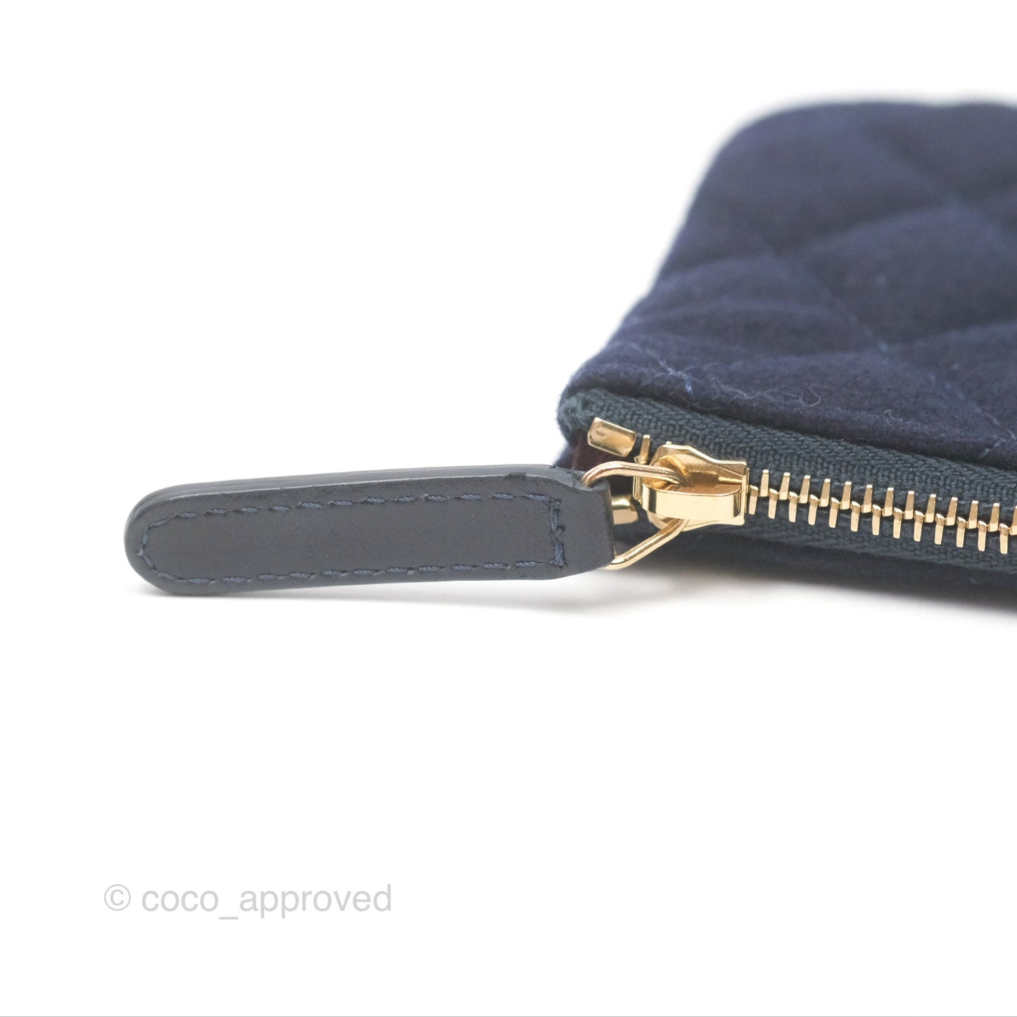 Chanel Coco Cruise Charms Mini O Case Navy Jersey
