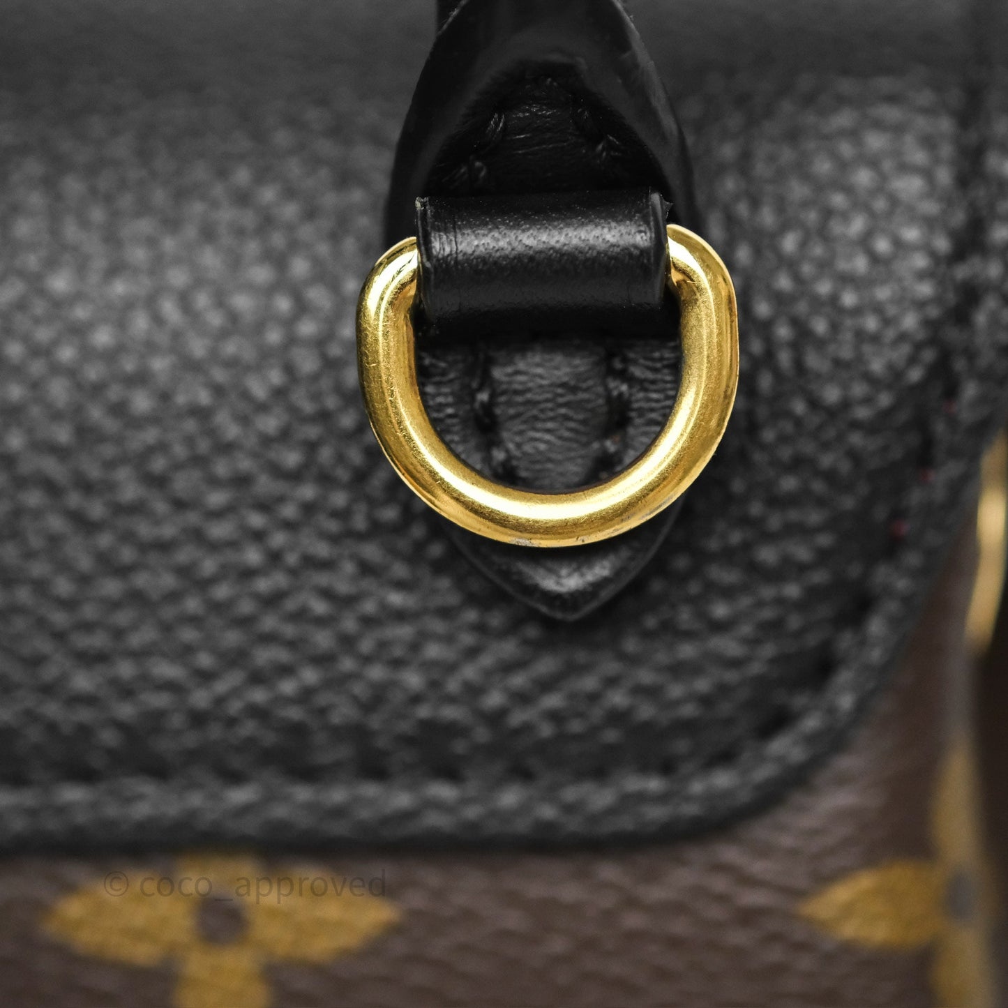 Louis Vuitton Montsouris BB Backpack Black Monogram Canvas