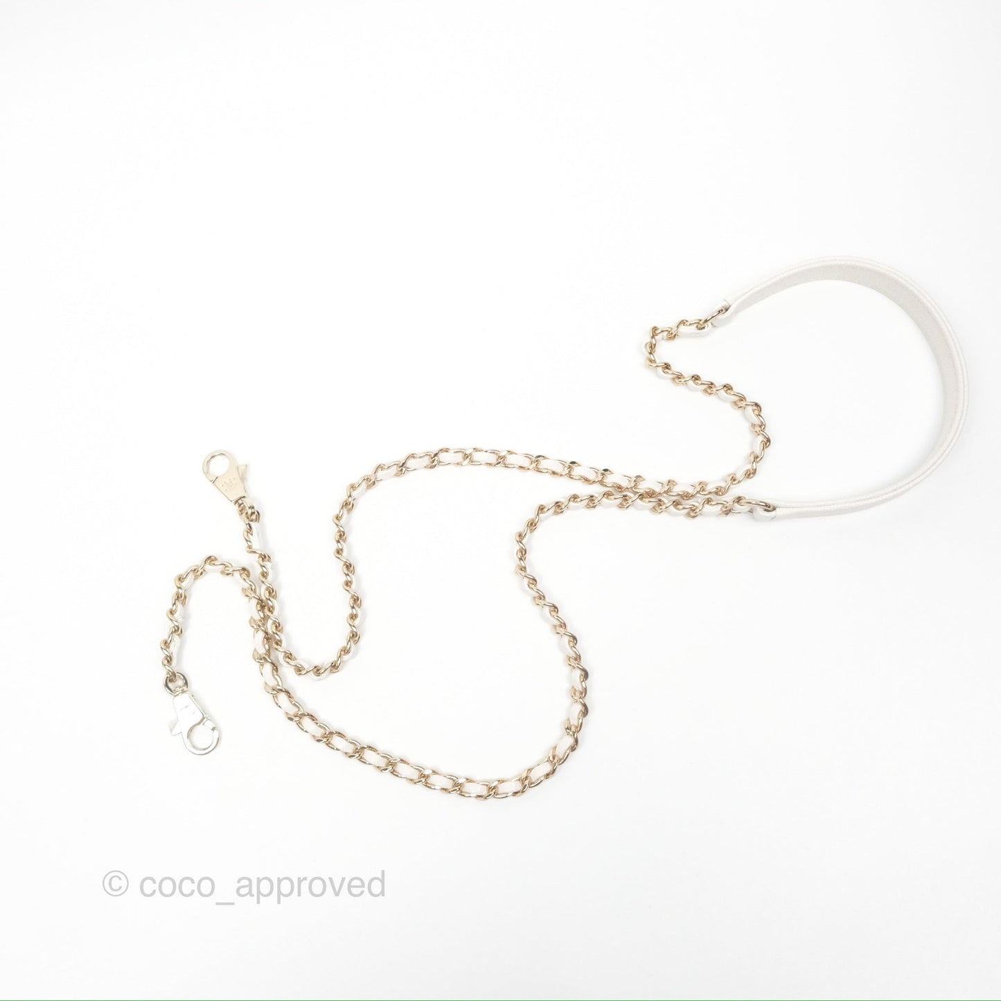 Chanel Extra Mini Quilted Coco Handle White Caviar Gold Hardware