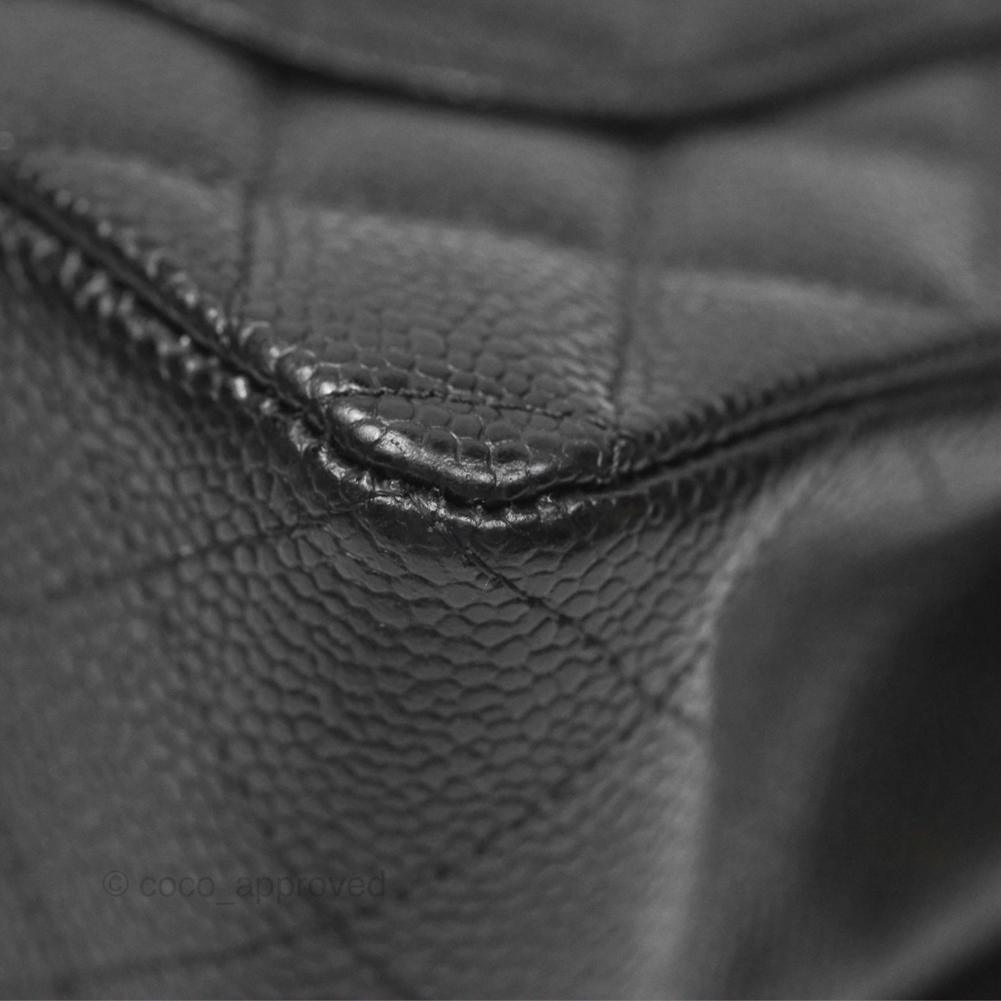 Chanel Small Classic Flap Quilted Black Caviar Gold Hardware