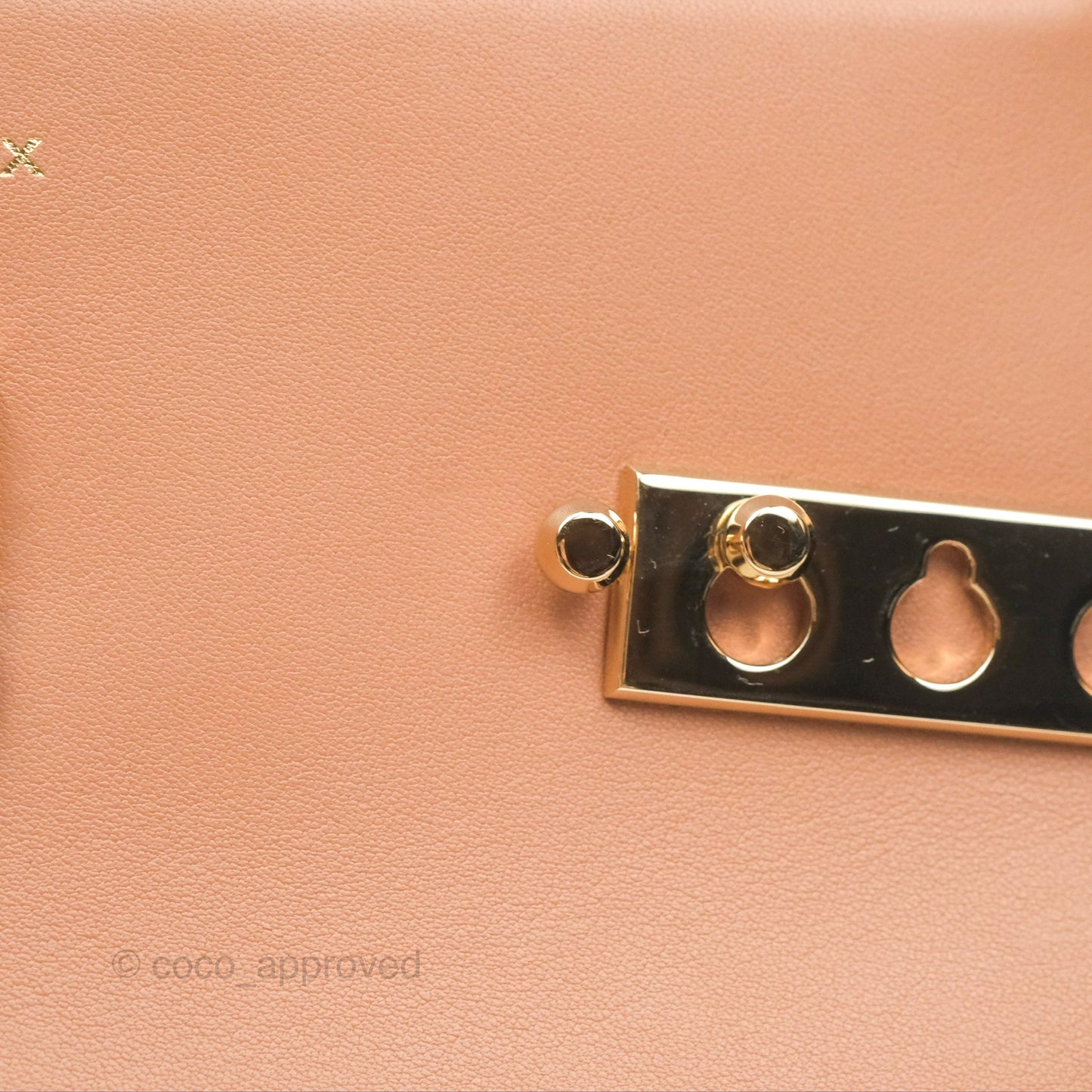 Delvaux Tempête Mini Beige Supple Calfskin Gold Hardware