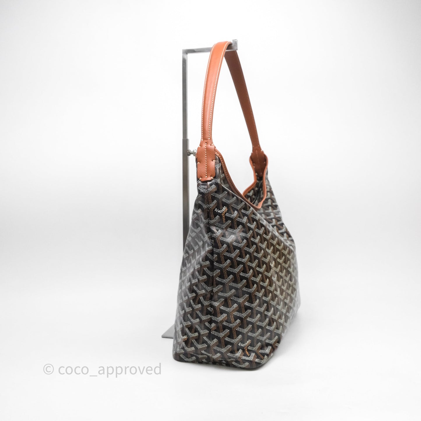 Goyard Bohème Hobo Bag Black & Tan