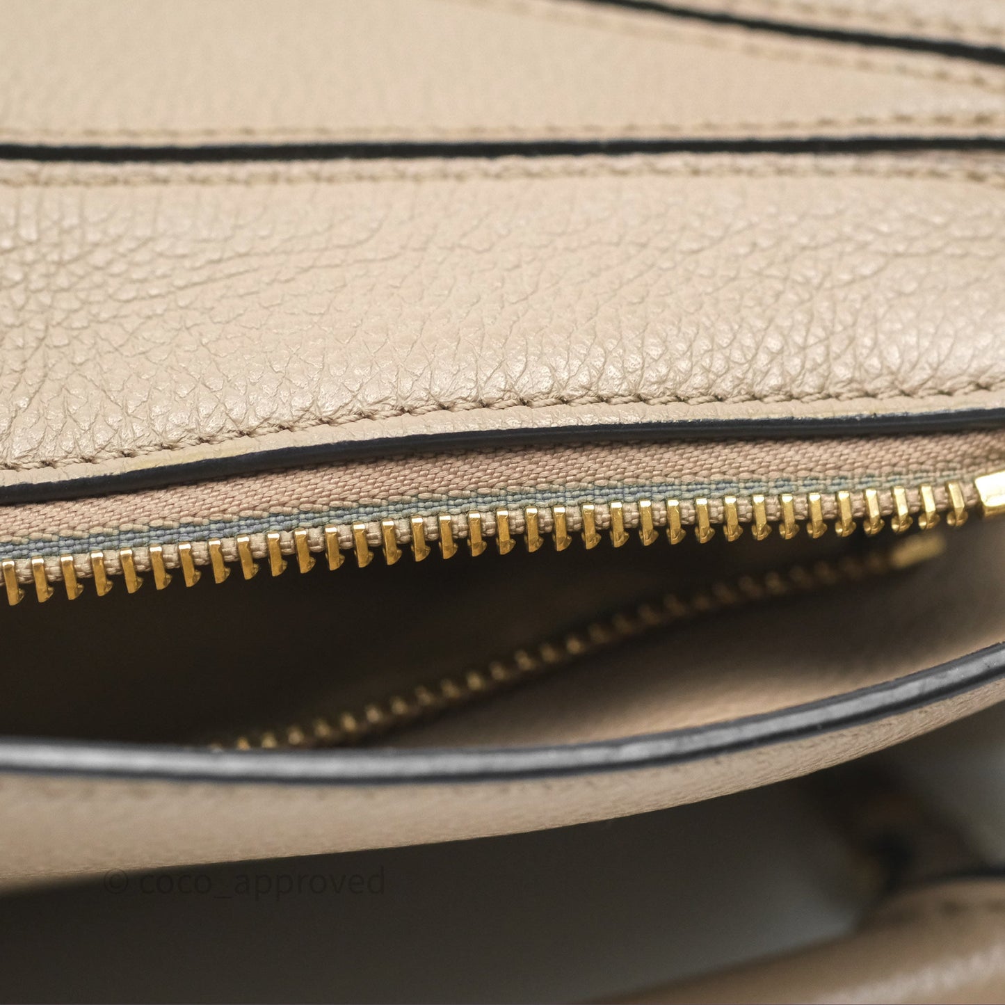 Loewe Small Puzzle Bag Sand Mink Grained Calfskin