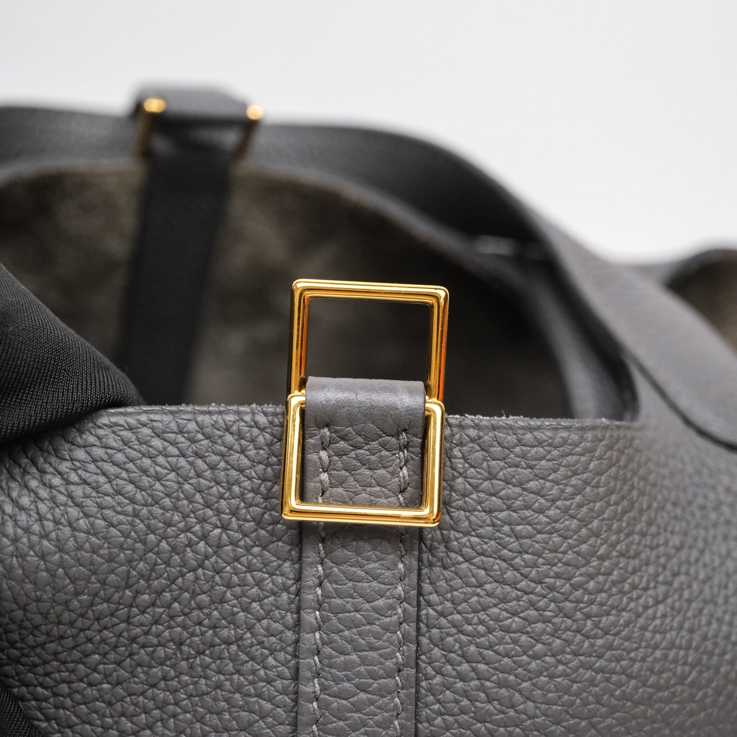 Hermès Picotin Lock 18 Graphite 88 Taurillon Maurice Gold Hardware