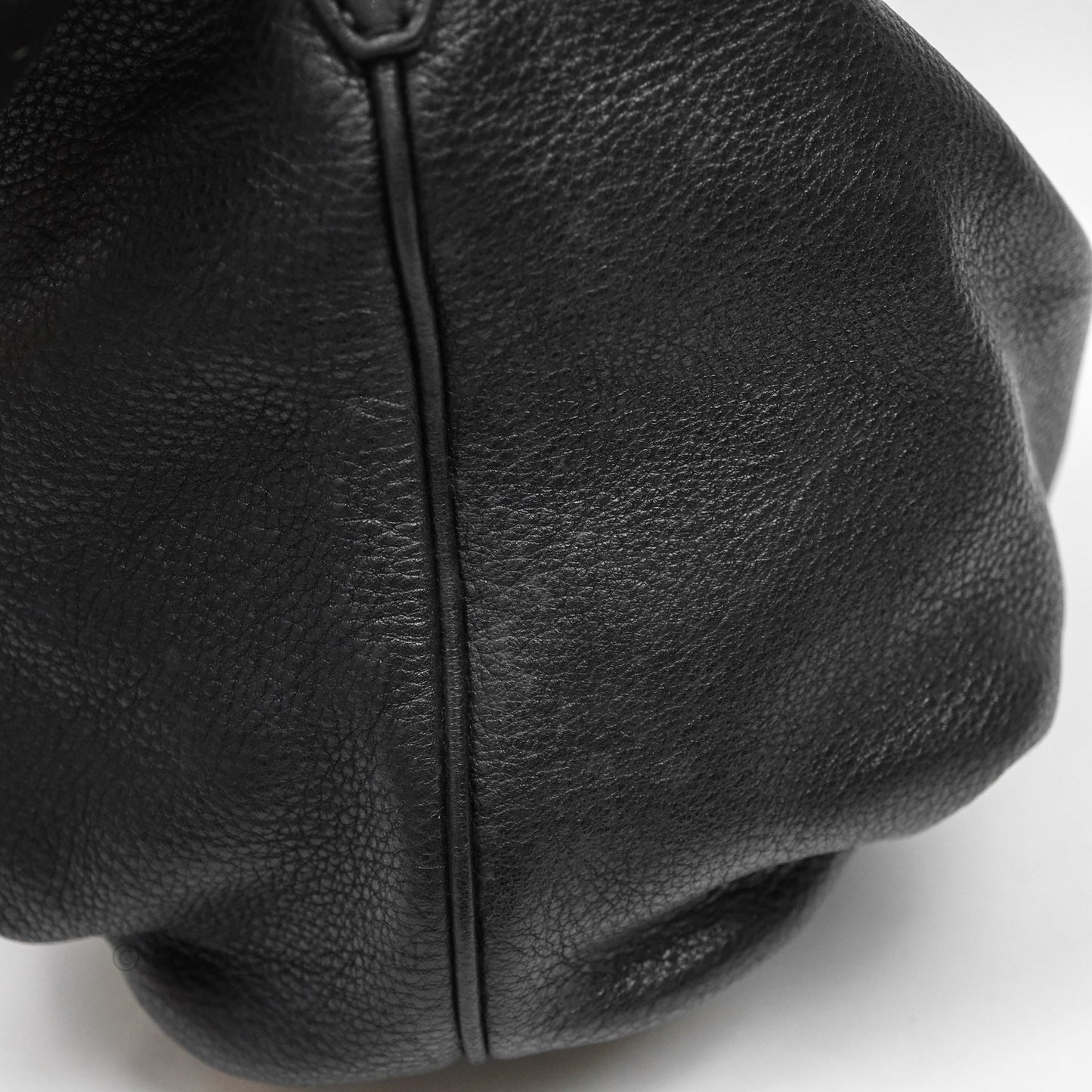 Miu Miu Vitello Tote Bag Black Gold Hardware
