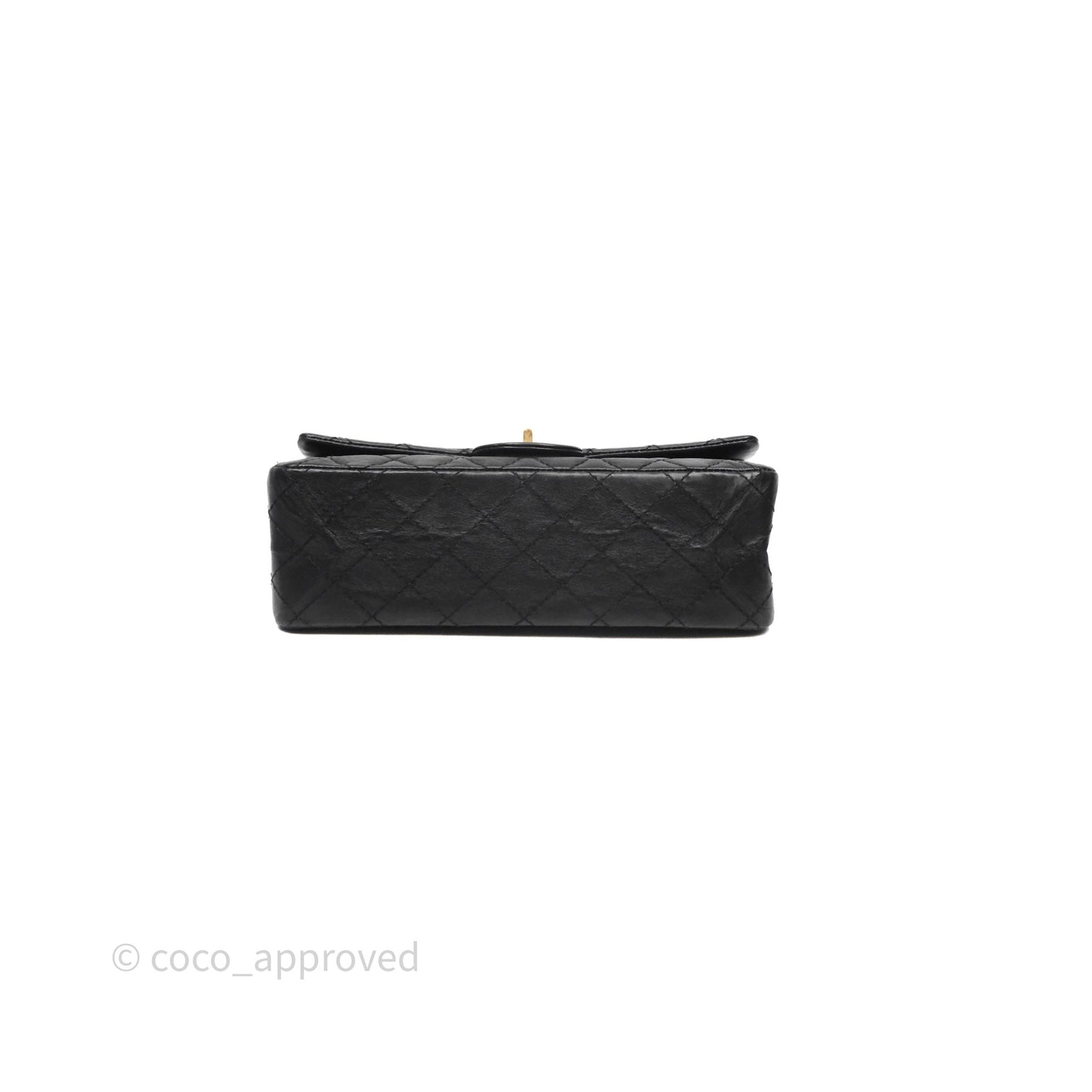 Chanel Reissue 225 Flap Black Aged Calfskin Gold Hardware
