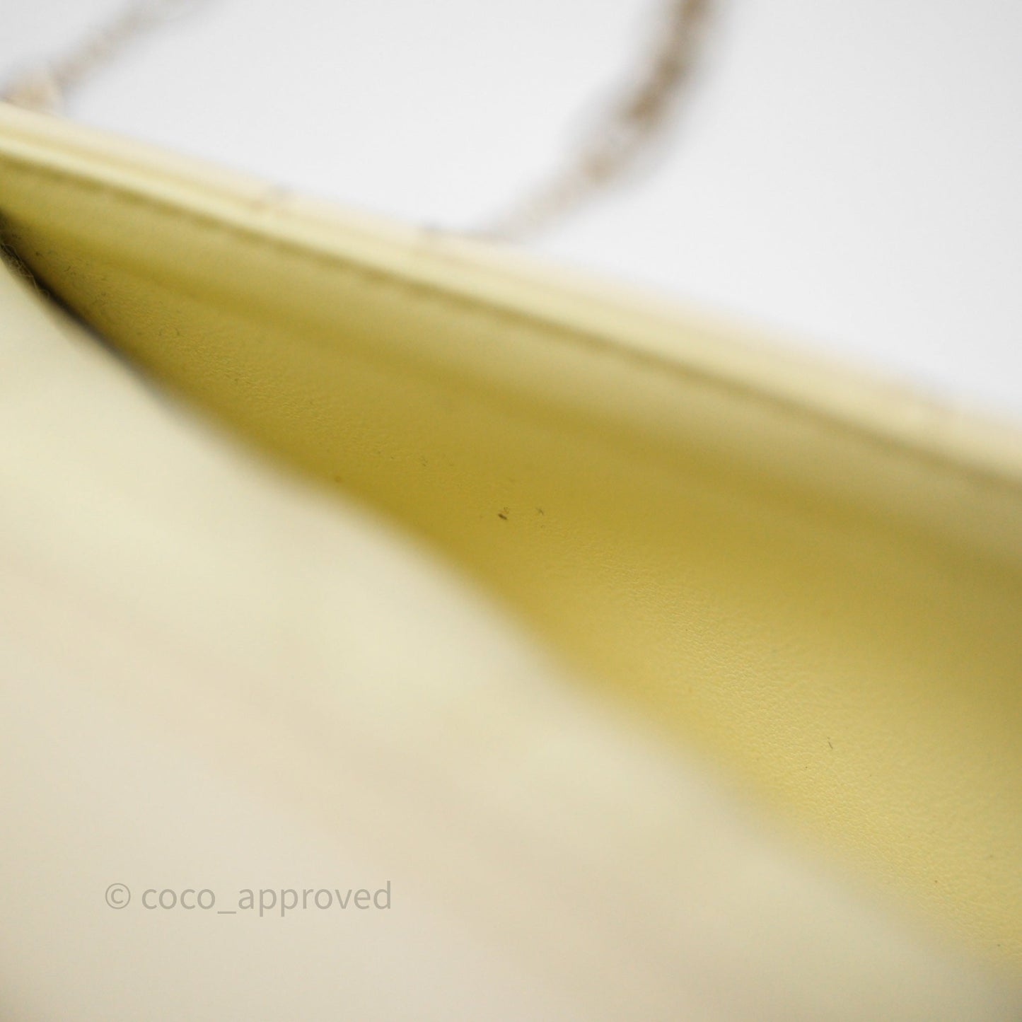 Christian Dior My Dior Mini Bag Yellow Cannage Lambskin Gold Hardware