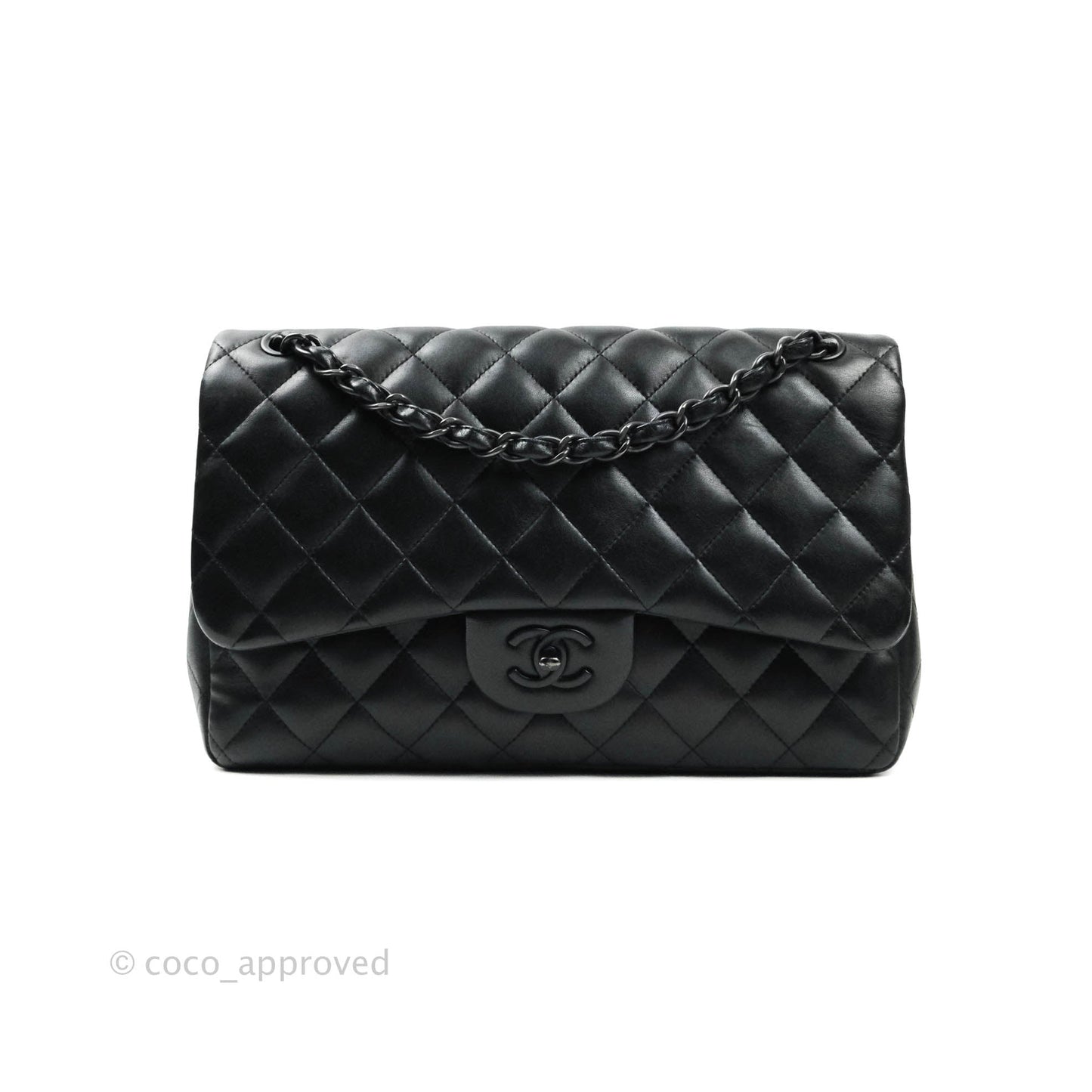 Chanel Jumbo Double Flap So Black Lambskin