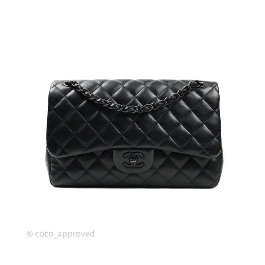 Chanel Jumbo Double Flap So Black Lambskin
