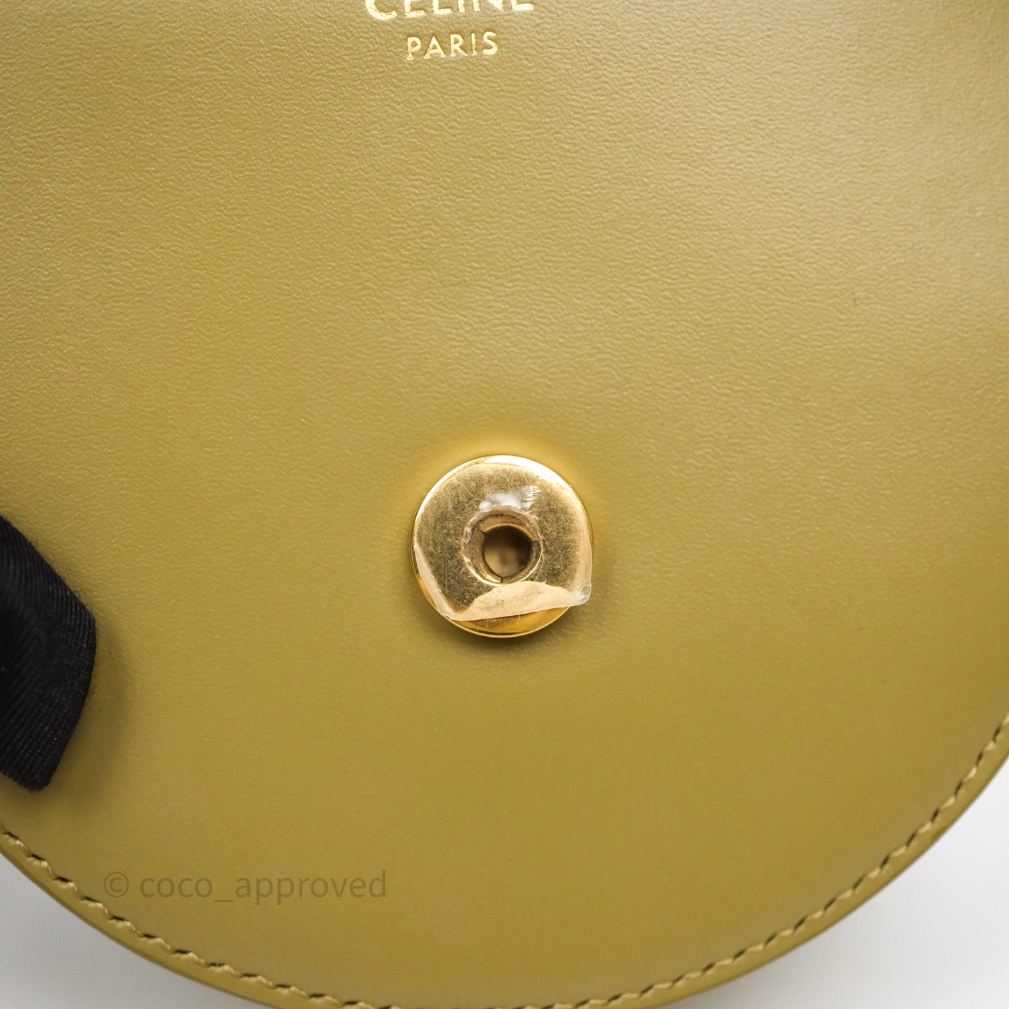 Celine Mini Besace Cuir Triomphe Green Calfskin
