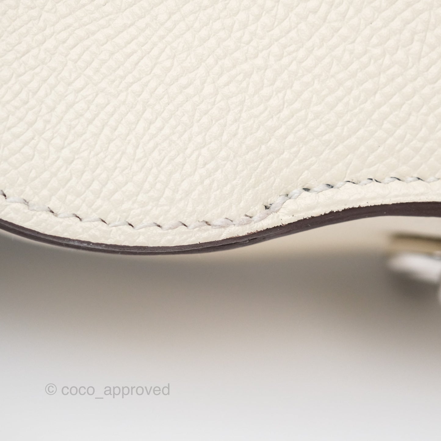 Hermès Della Cavalleria Mini Bag Nata I2 Epsom Palladium Hardware