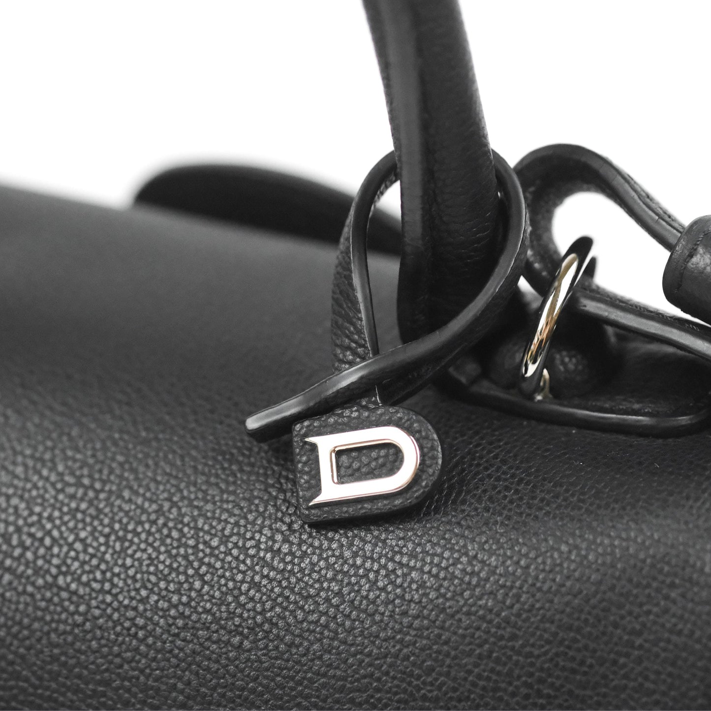 Delvaux Mini Brillant Bag Vegetal Rodeo Black Calf Silver Hardware